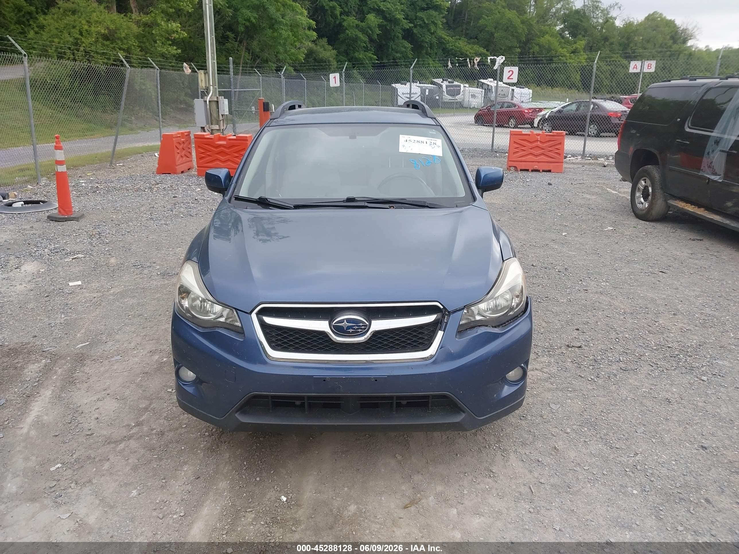 2013 Subaru Xv Crosstrek 2.0i Premium Blue vin: JF2GPACC0D1214641