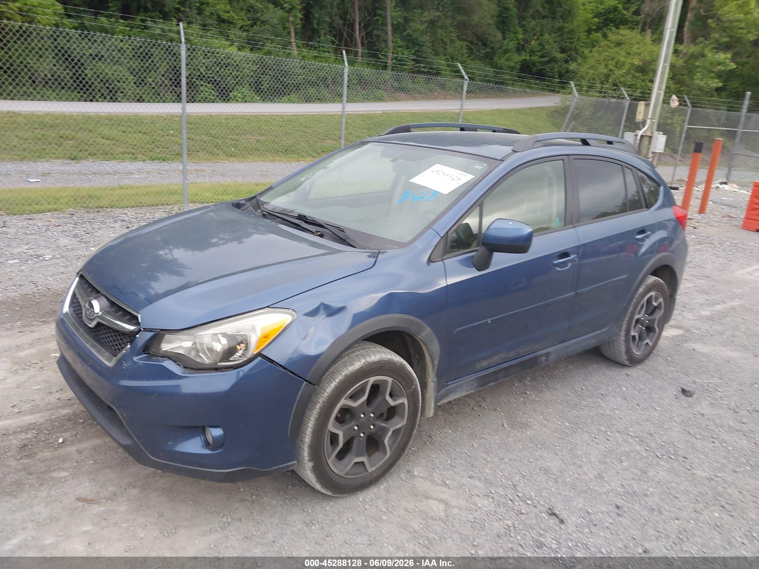 2013 Subaru Xv Crosstrek 2.0i Premium Blue vin: JF2GPACC0D1214641