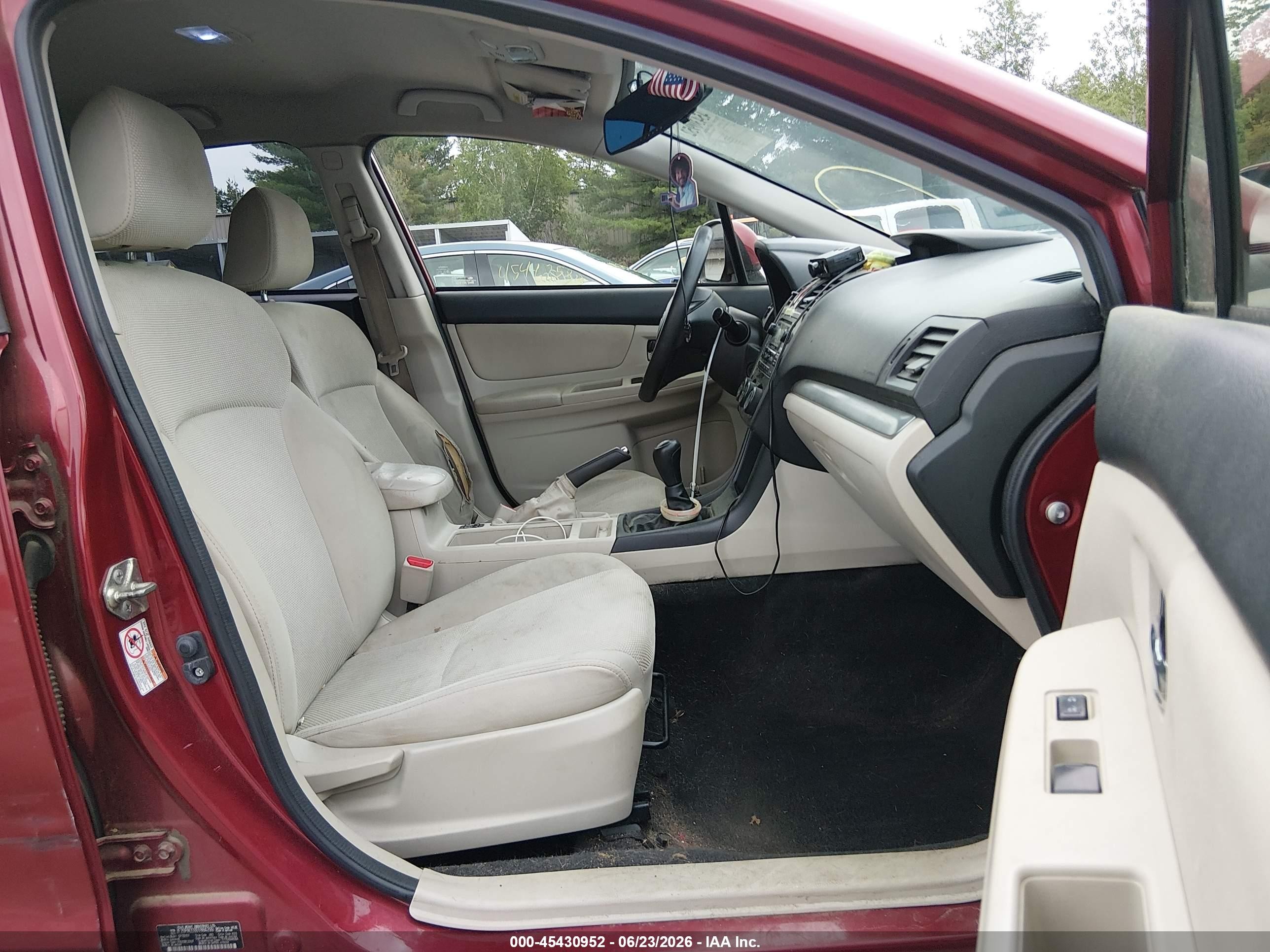 2013 Subaru Xv Crosstrek 2.0i Premium Красный vin: JF2GPACC0D1884299