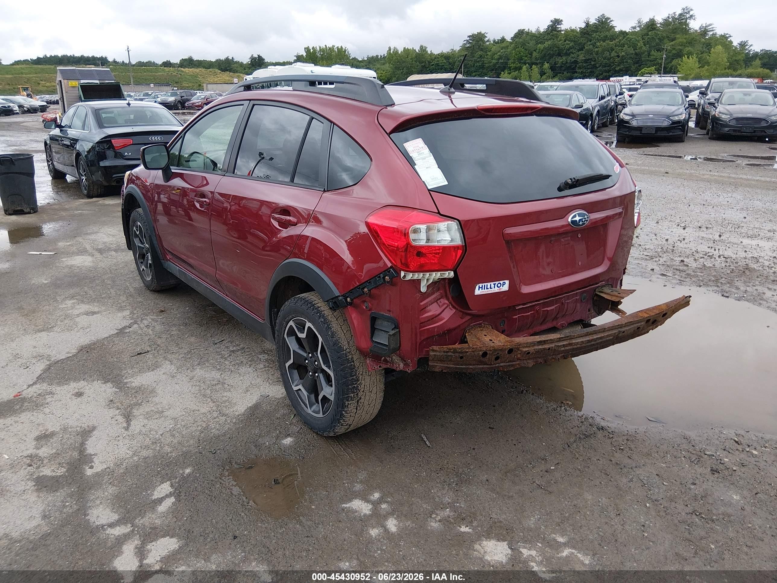 2013 Subaru Xv Crosstrek 2.0i Premium Красный vin: JF2GPACC0D1884299