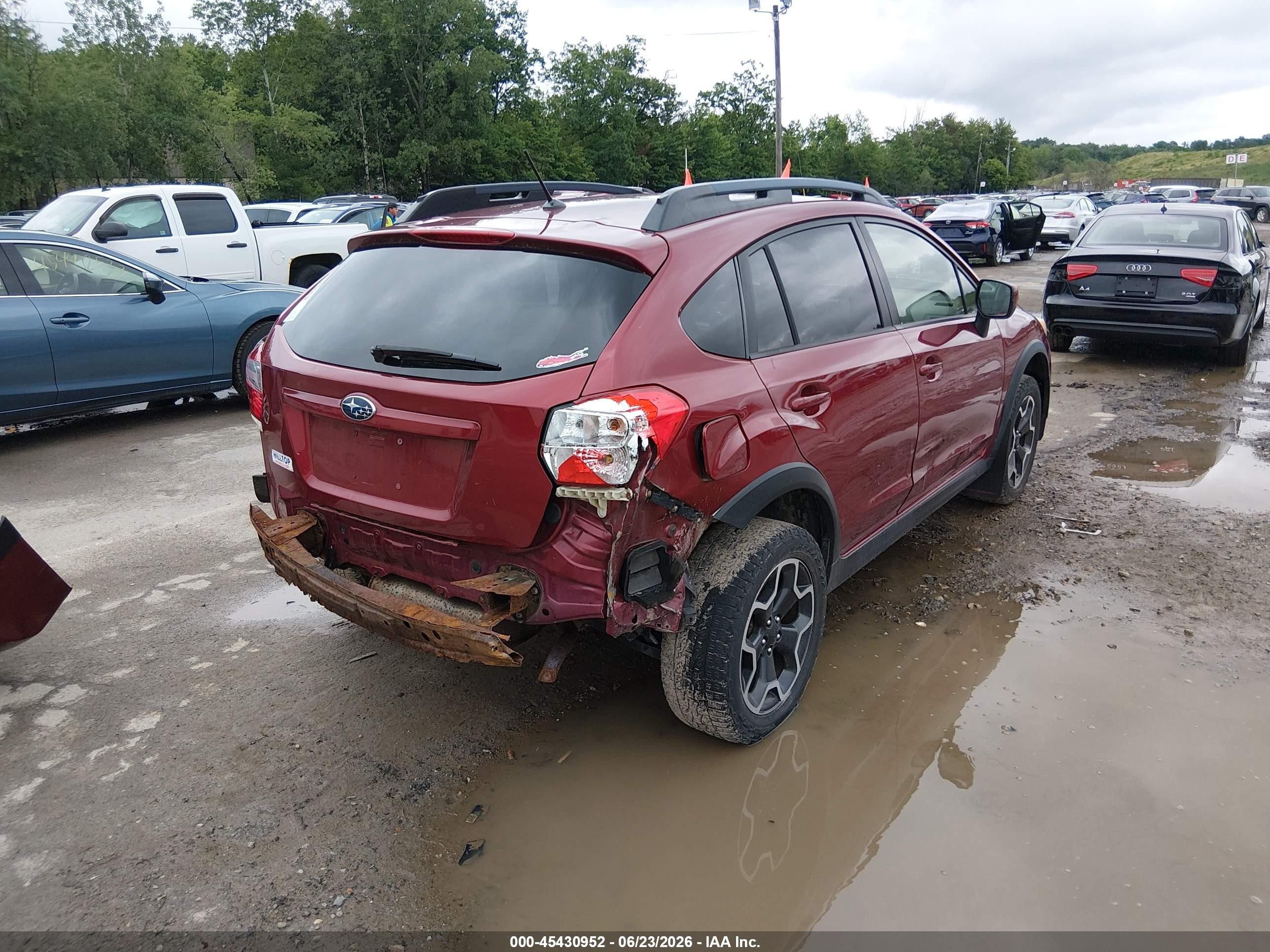 2013 Subaru Xv Crosstrek 2.0i Premium Красный vin: JF2GPACC0D1884299
