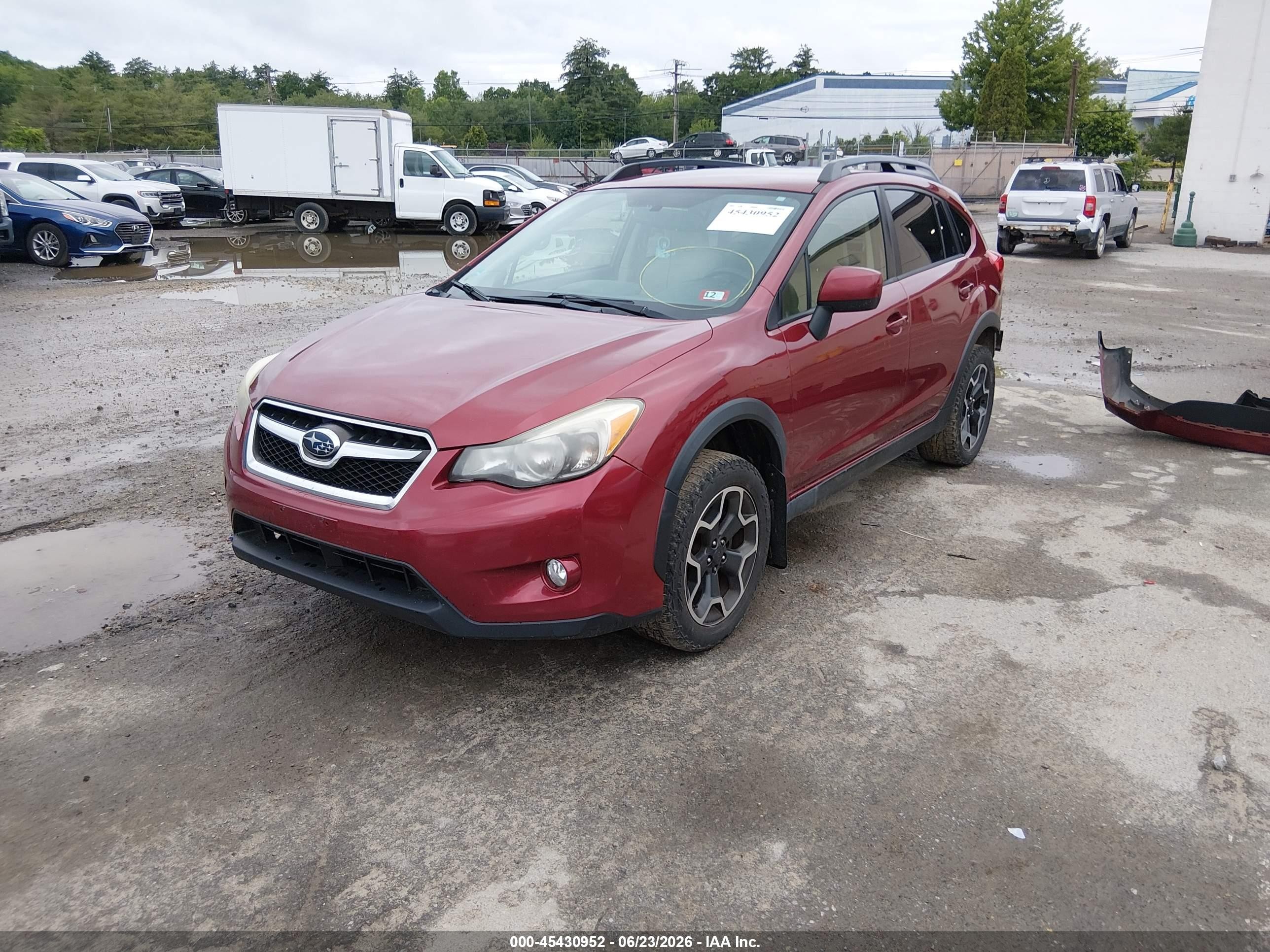 2013 Subaru Xv Crosstrek 2.0i Premium Красный vin: JF2GPACC0D1884299