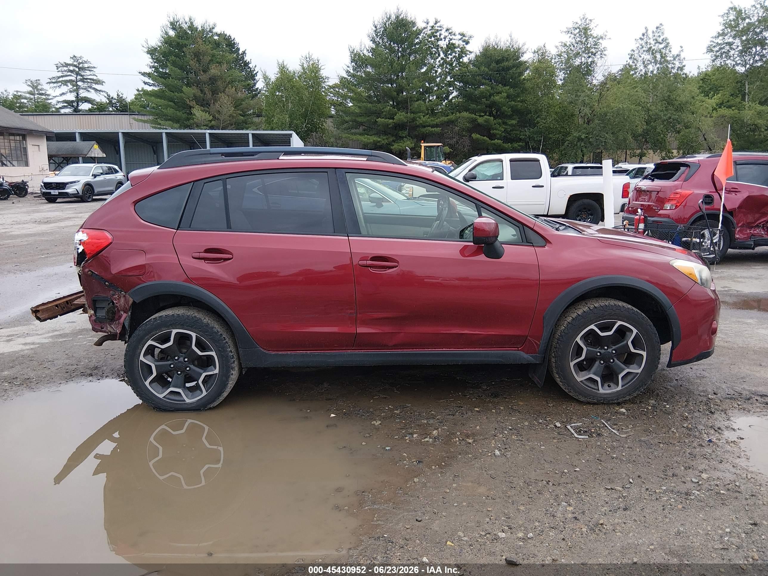 2013 Subaru Xv Crosstrek 2.0i Premium Красный vin: JF2GPACC0D1884299