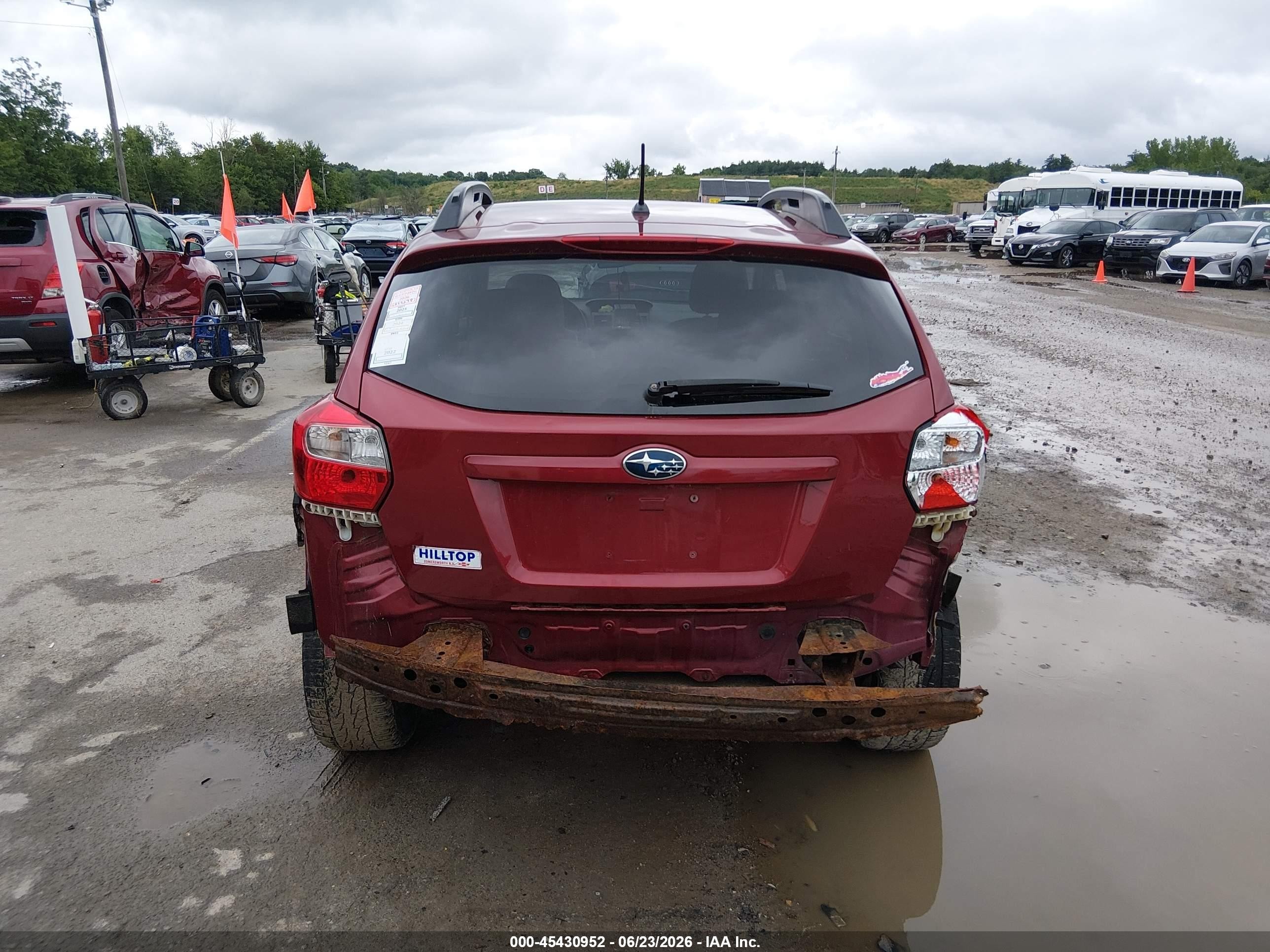 2013 Subaru Xv Crosstrek 2.0i Premium Красный vin: JF2GPACC0D1884299