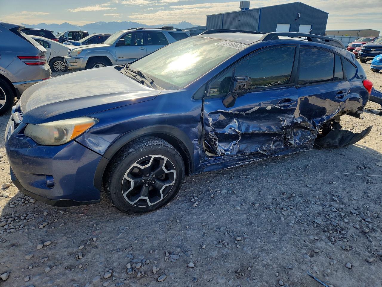 2013 Subaru Xv Crosstrek 2.0 Premium Blue vin: JF2GPACC0D2876245