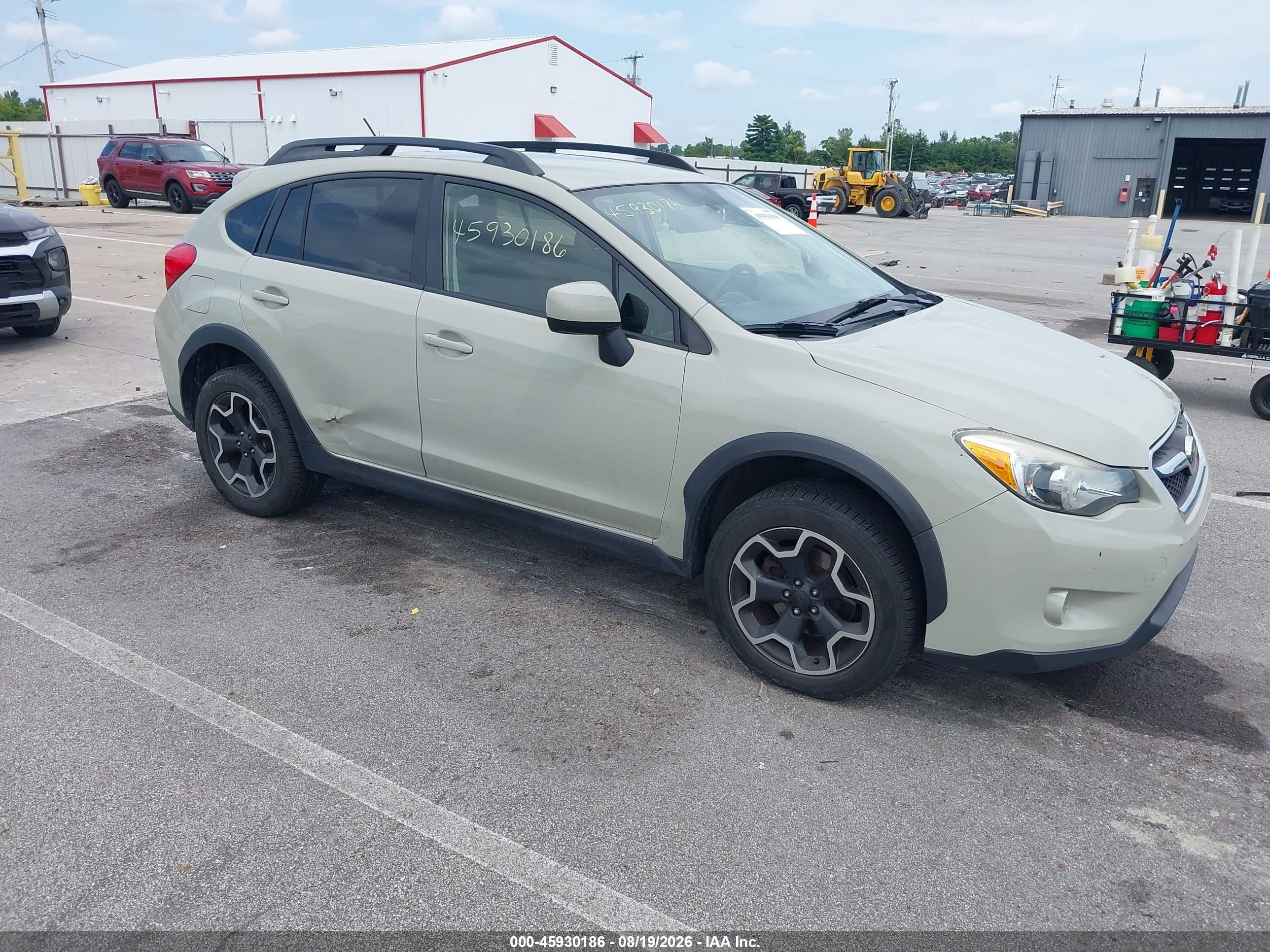 2013 Subaru Xv Crosstrek 2.0i Premium Beige vin: JF2GPACC0DH861046