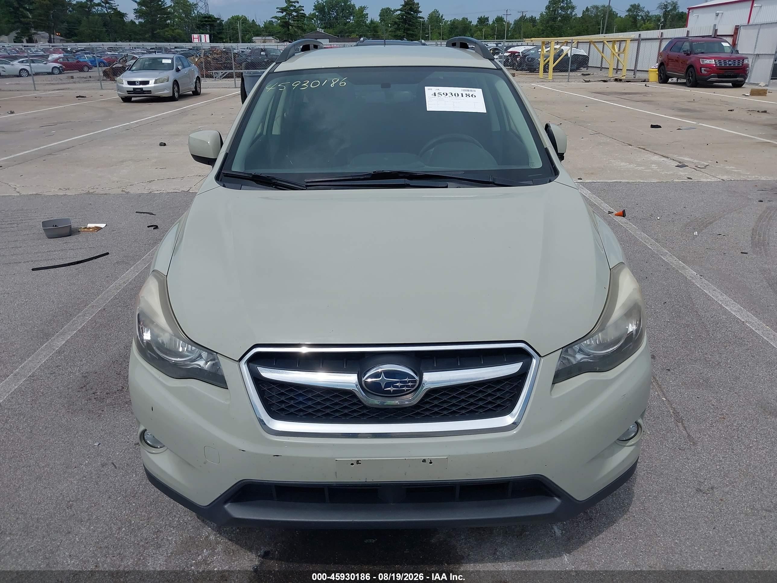 2013 Subaru Xv Crosstrek 2.0i Premium Beige vin: JF2GPACC0DH861046