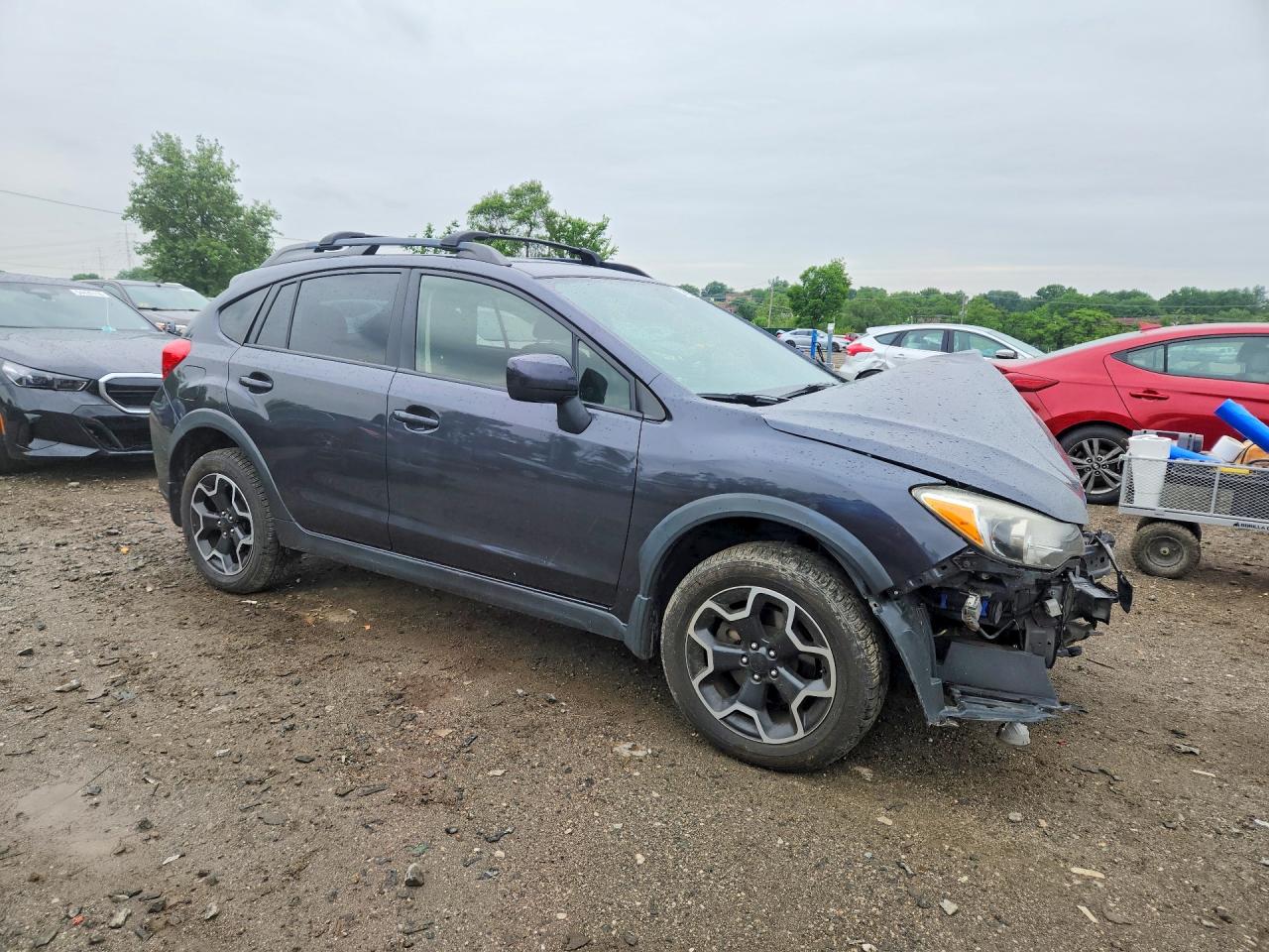 2014 Subaru Xv Crosstrek 2.0 Premium Black vin: JF2GPACC0E8210338