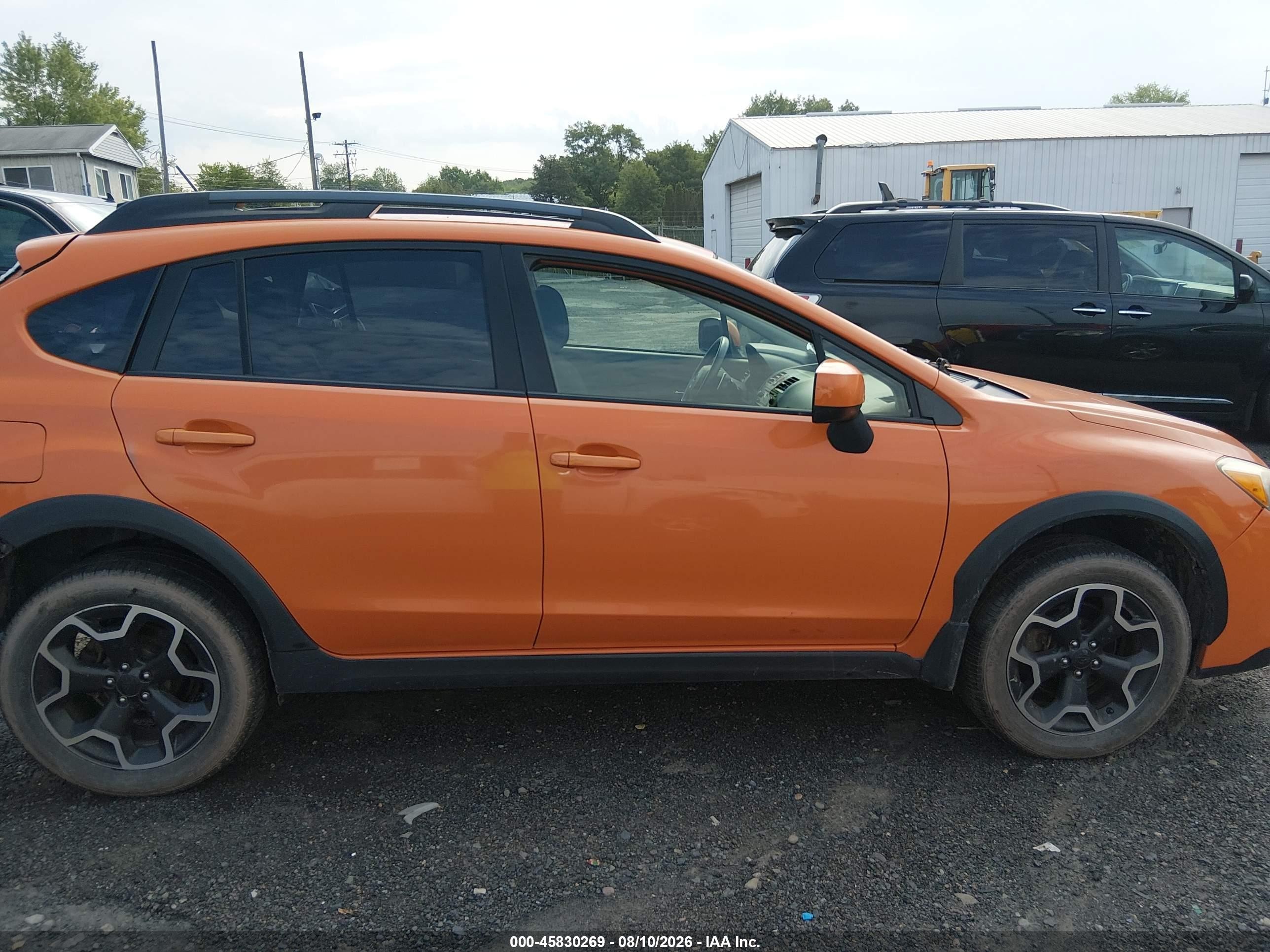 2014 Subaru Xv Crosstrek 2.0i Premium Orange vin: JF2GPACC0E8218696
