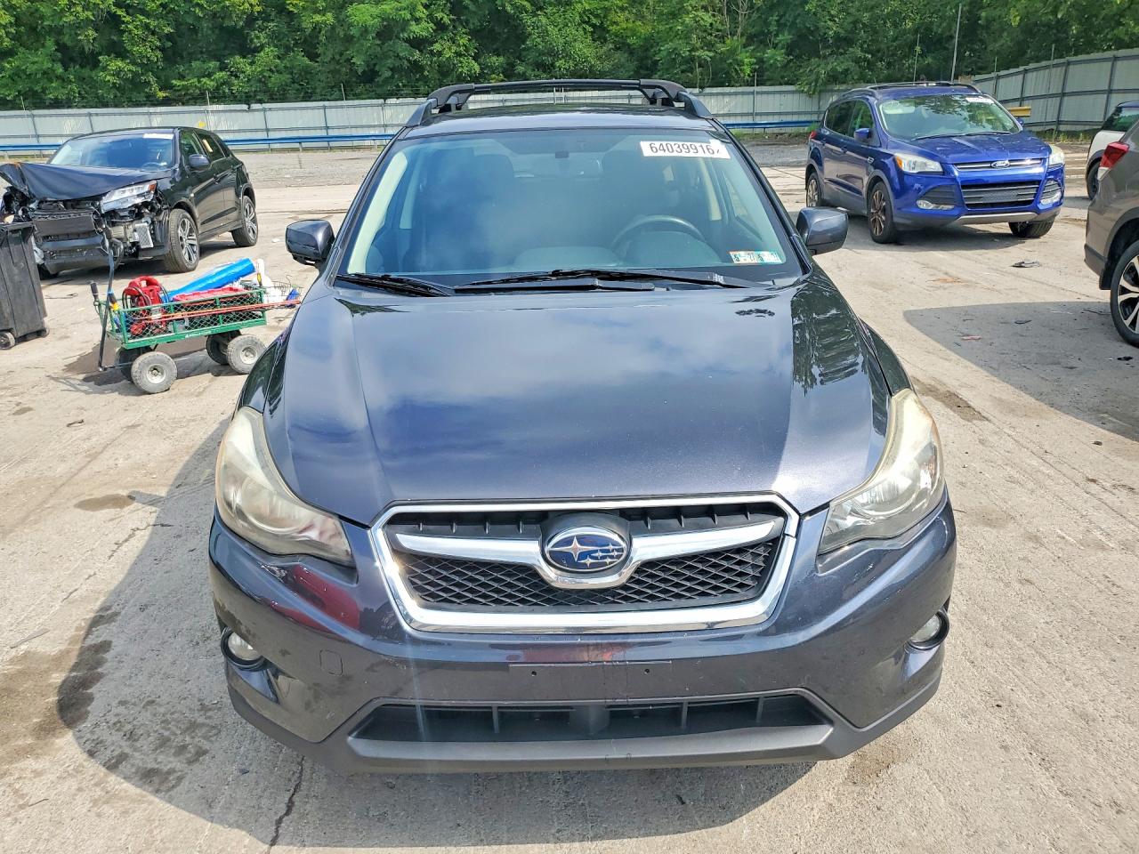 2014 Subaru Xv Crosstrek 2.0 Premium Gray vin: JF2GPACC0E8233568