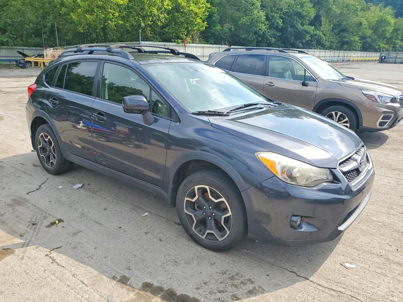 2014 Subaru Xv Crosstrek 2.0 Premium Gray vin: JF2GPACC0E8233568