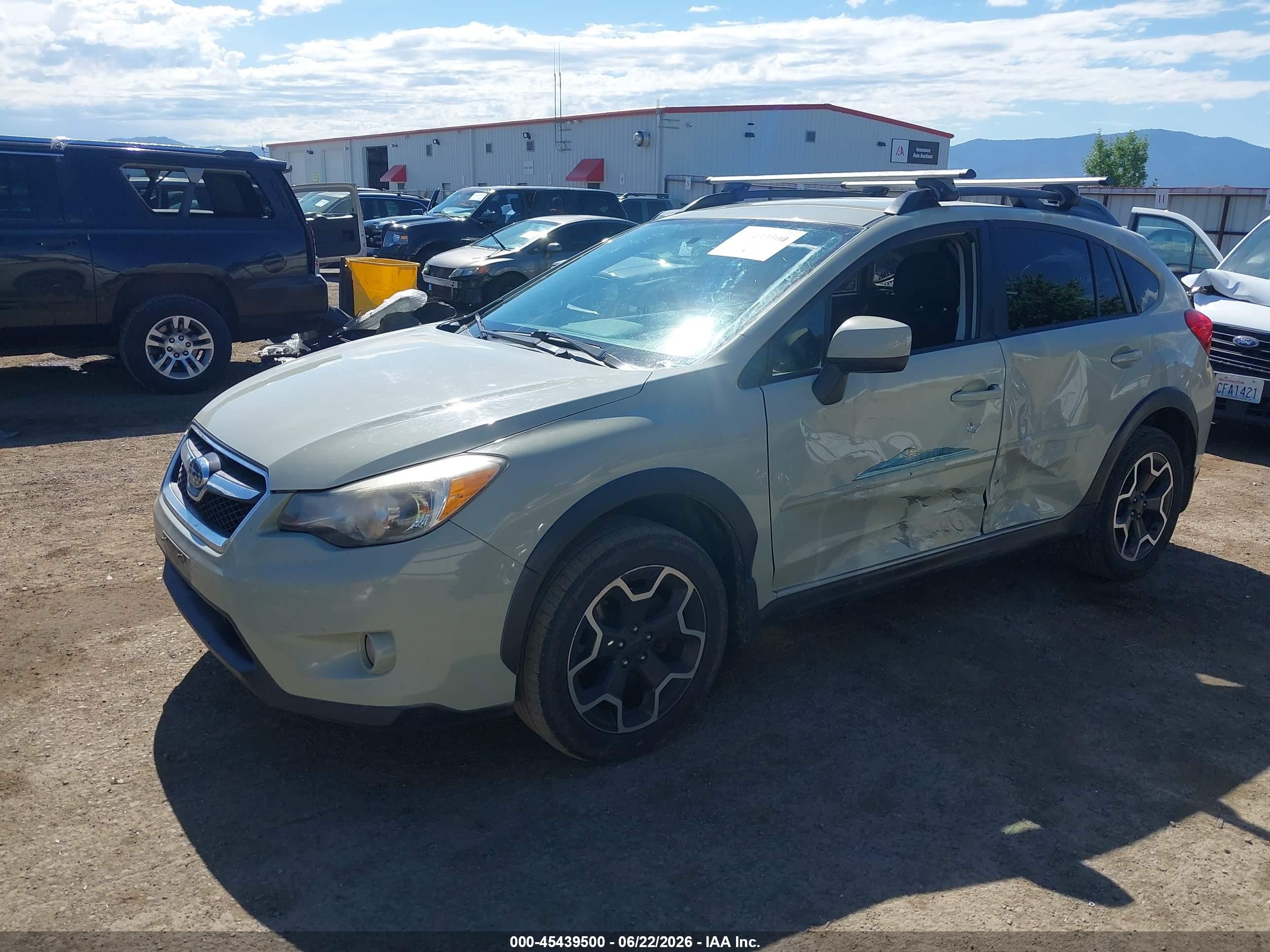 2014 Subaru Xv Crosstrek 2.0i Premium Желто-коричневый vin: JF2GPACC0E8237328