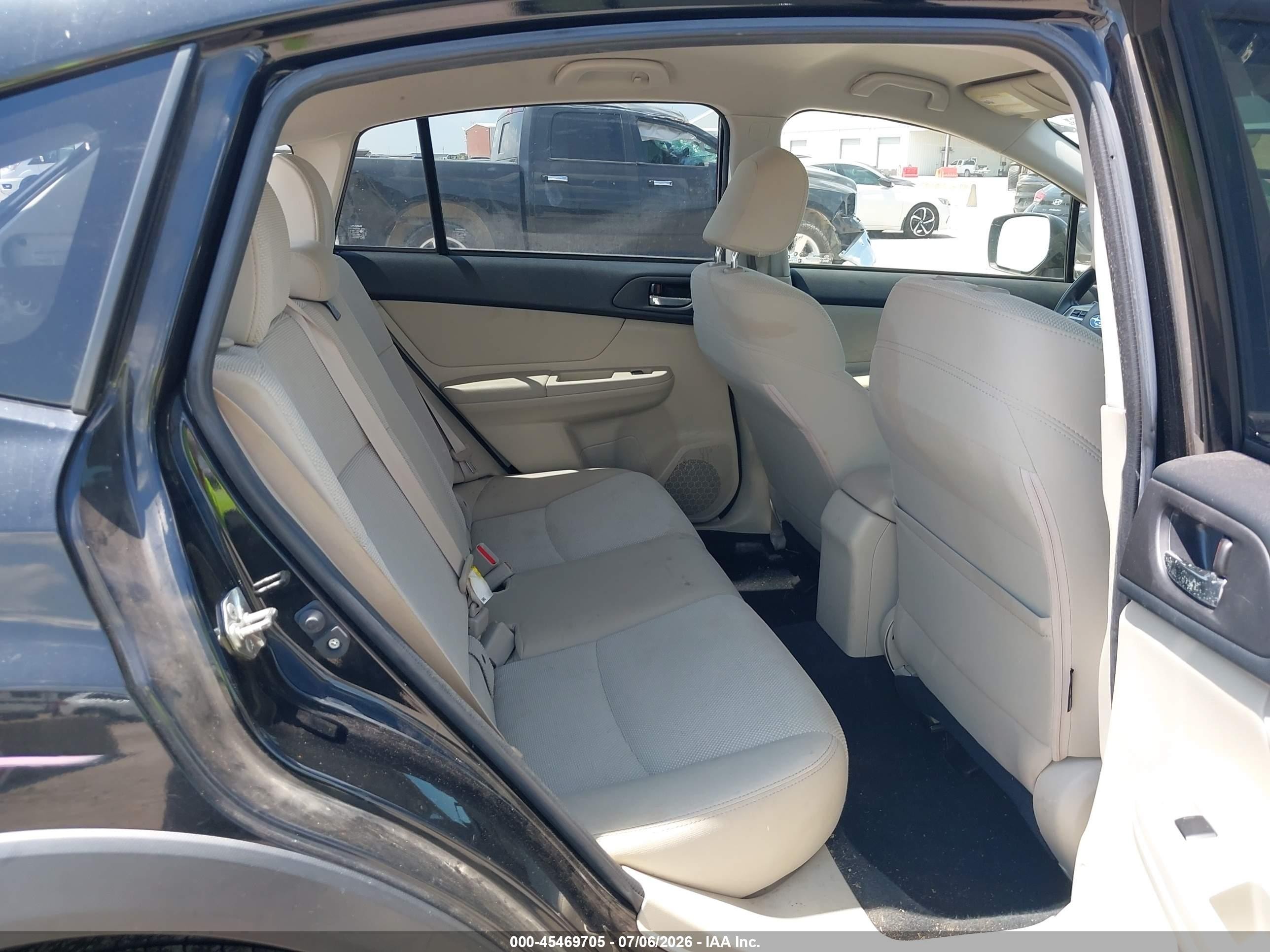 2014 Subaru Xv Crosstrek 2.0i Premium Black vin: JF2GPACC0E8264755