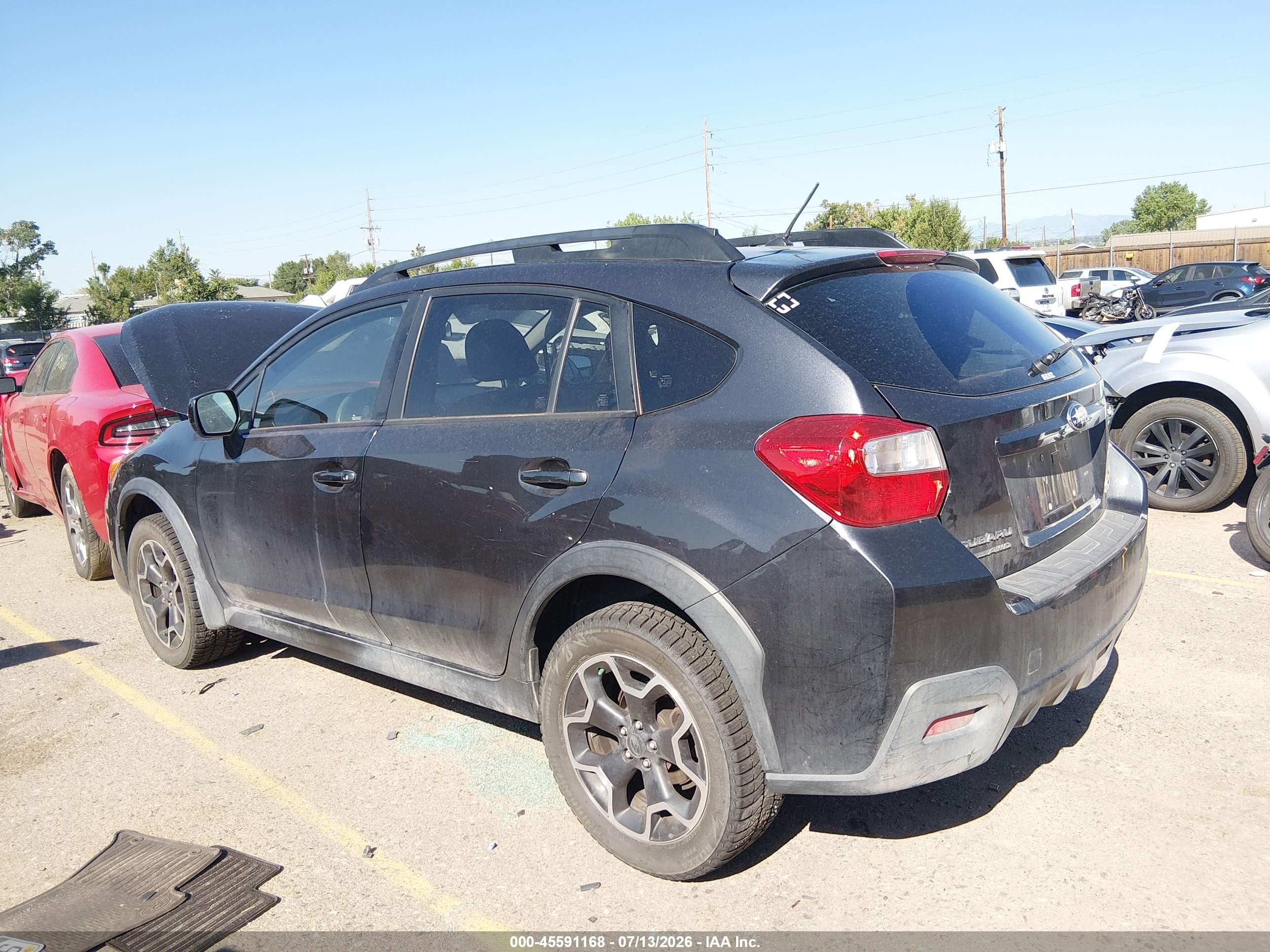 2014 Subaru Xv Crosstrek 2.0i Premium Gray vin: JF2GPACC0E8286612