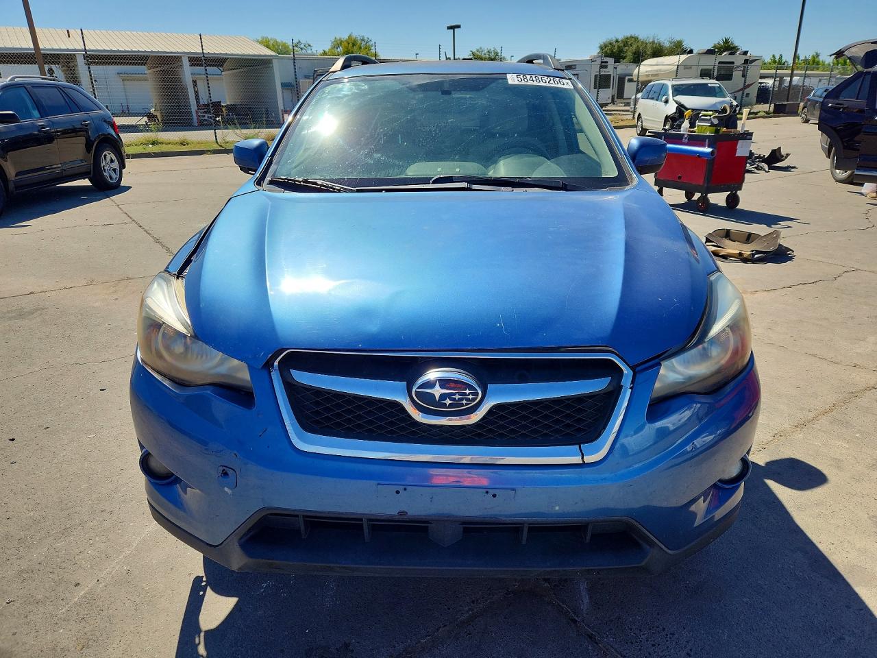2014 Subaru Xv Crosstrek 2.0 Premium Blue vin: JF2GPACC0E8293947