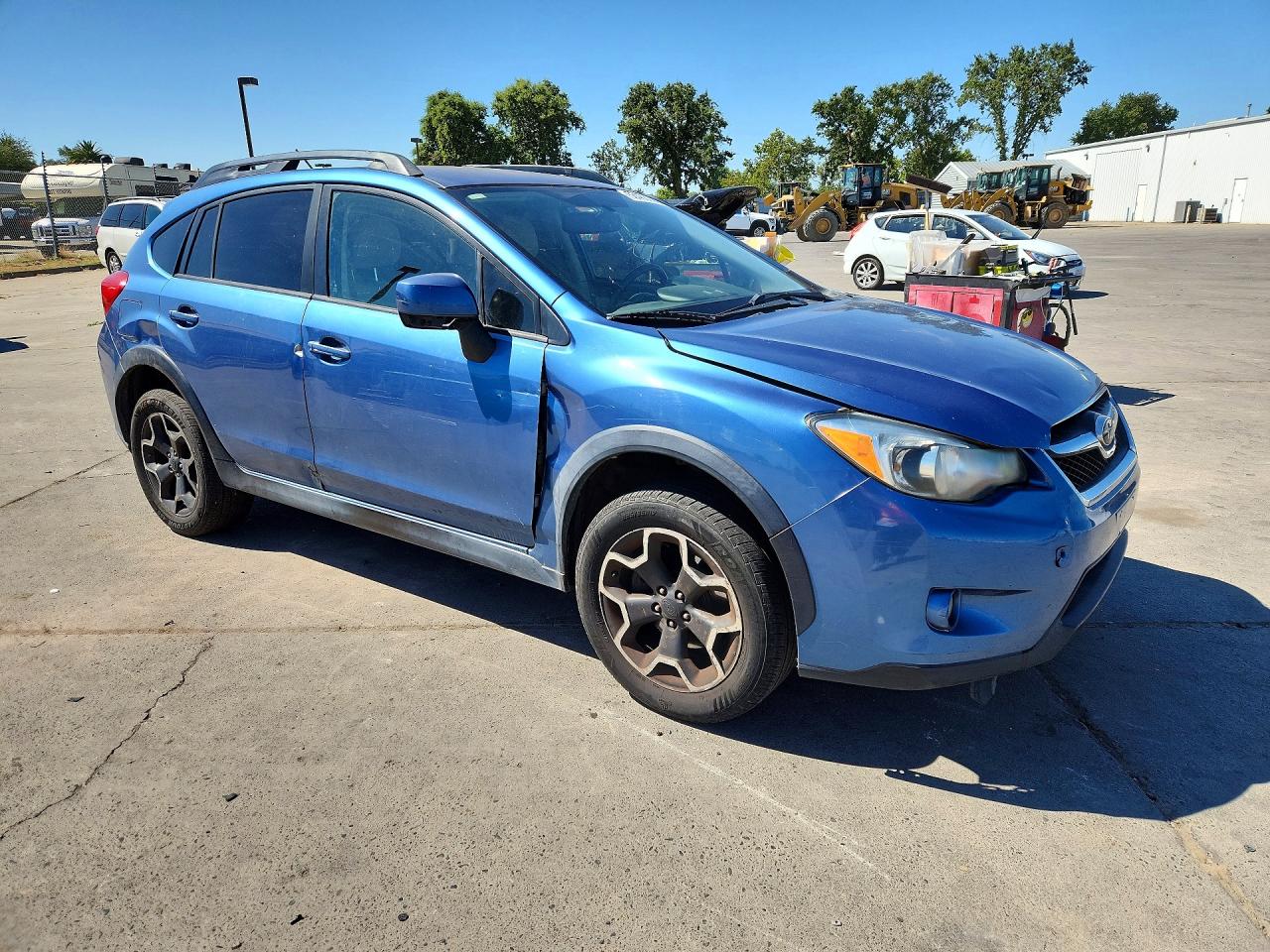 2014 Subaru Xv Crosstrek 2.0 Premium Blue vin: JF2GPACC0E8293947