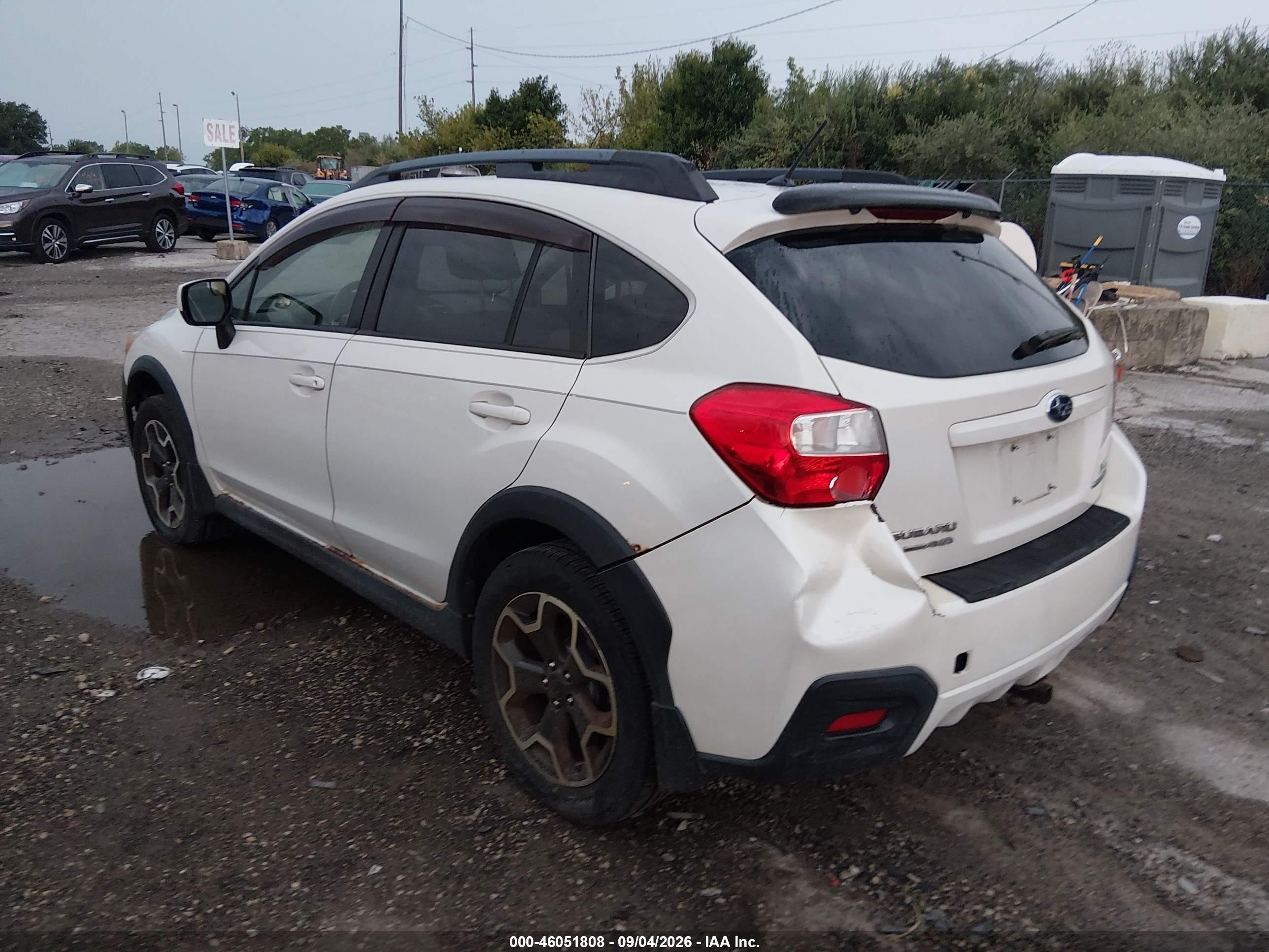 2014 Subaru Xv Crosstrek 2.0i Premium Белый vin: JF2GPACC0E8318801