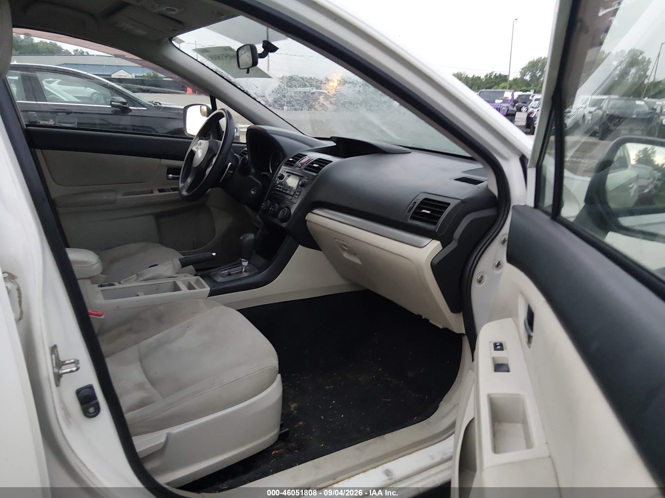 2014 Subaru Xv Crosstrek 2.0i Premium Белый vin: JF2GPACC0E8318801