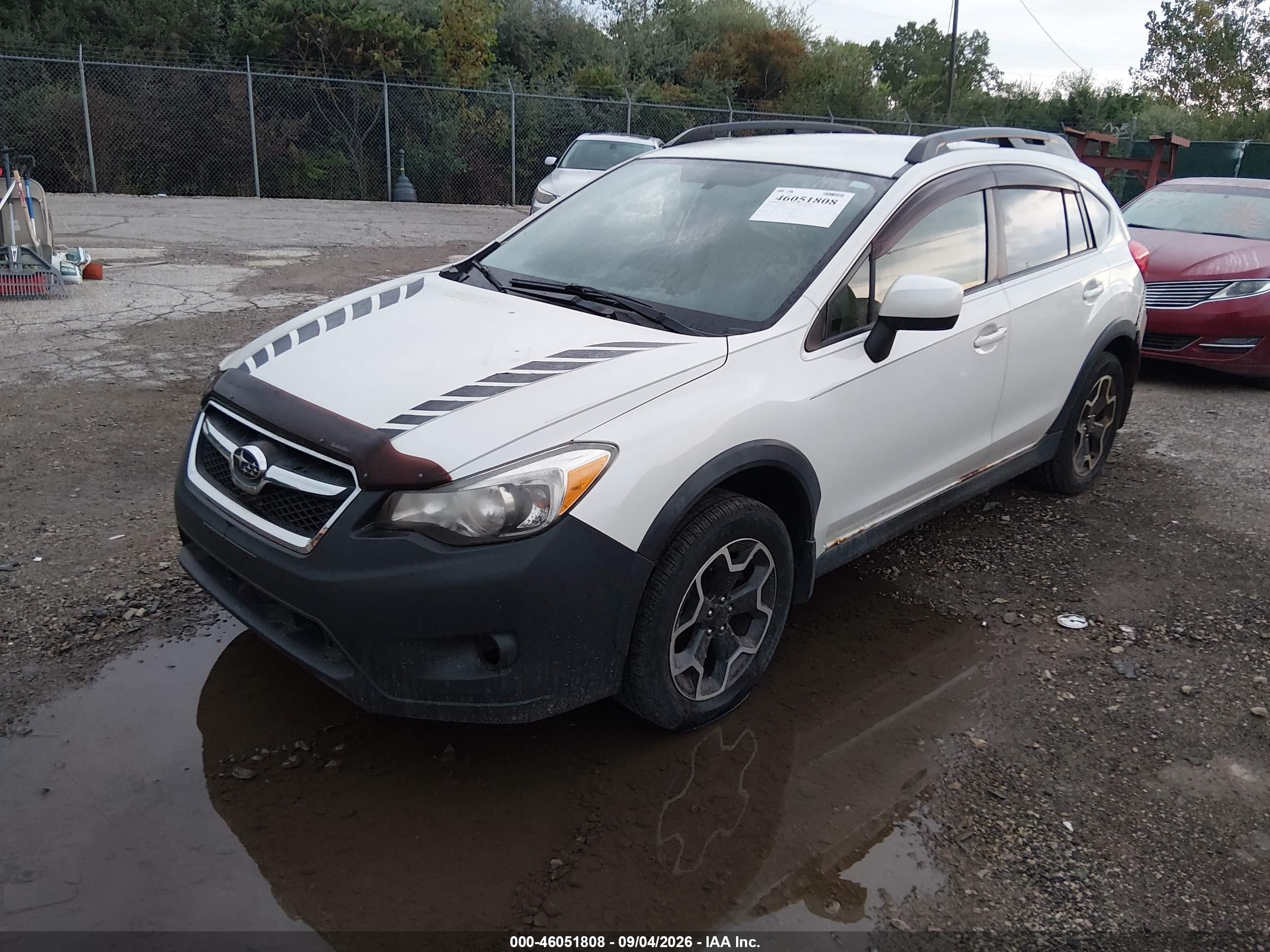 2014 Subaru Xv Crosstrek 2.0i Premium Белый vin: JF2GPACC0E8318801