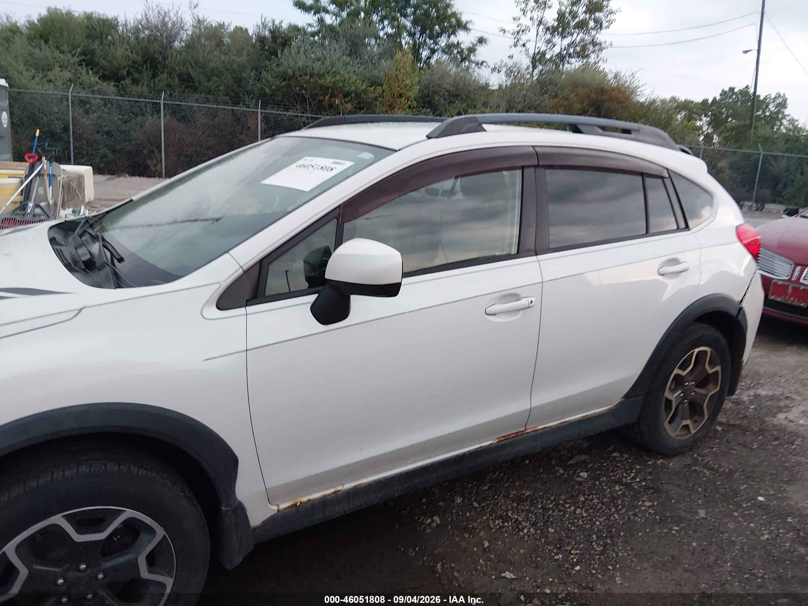2014 Subaru Xv Crosstrek 2.0i Premium Белый vin: JF2GPACC0E8318801