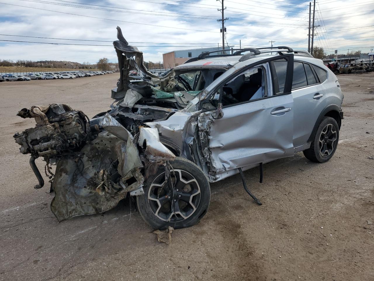 2014 Subaru Xv Crosstrek 2.0 Premium Silver vin: JF2GPACC0E9293571