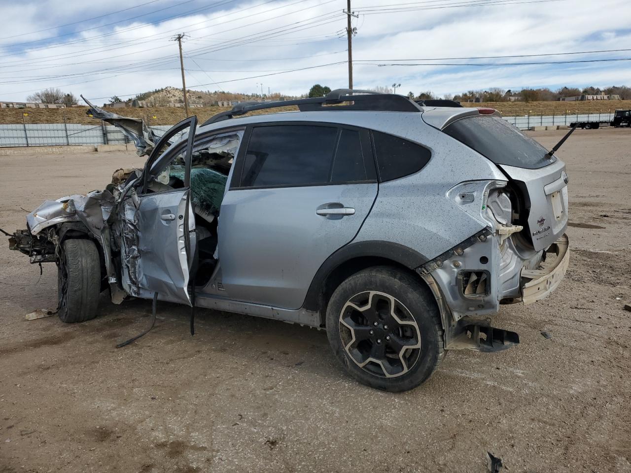 2014 Subaru Xv Crosstrek 2.0 Premium Silver vin: JF2GPACC0E9293571