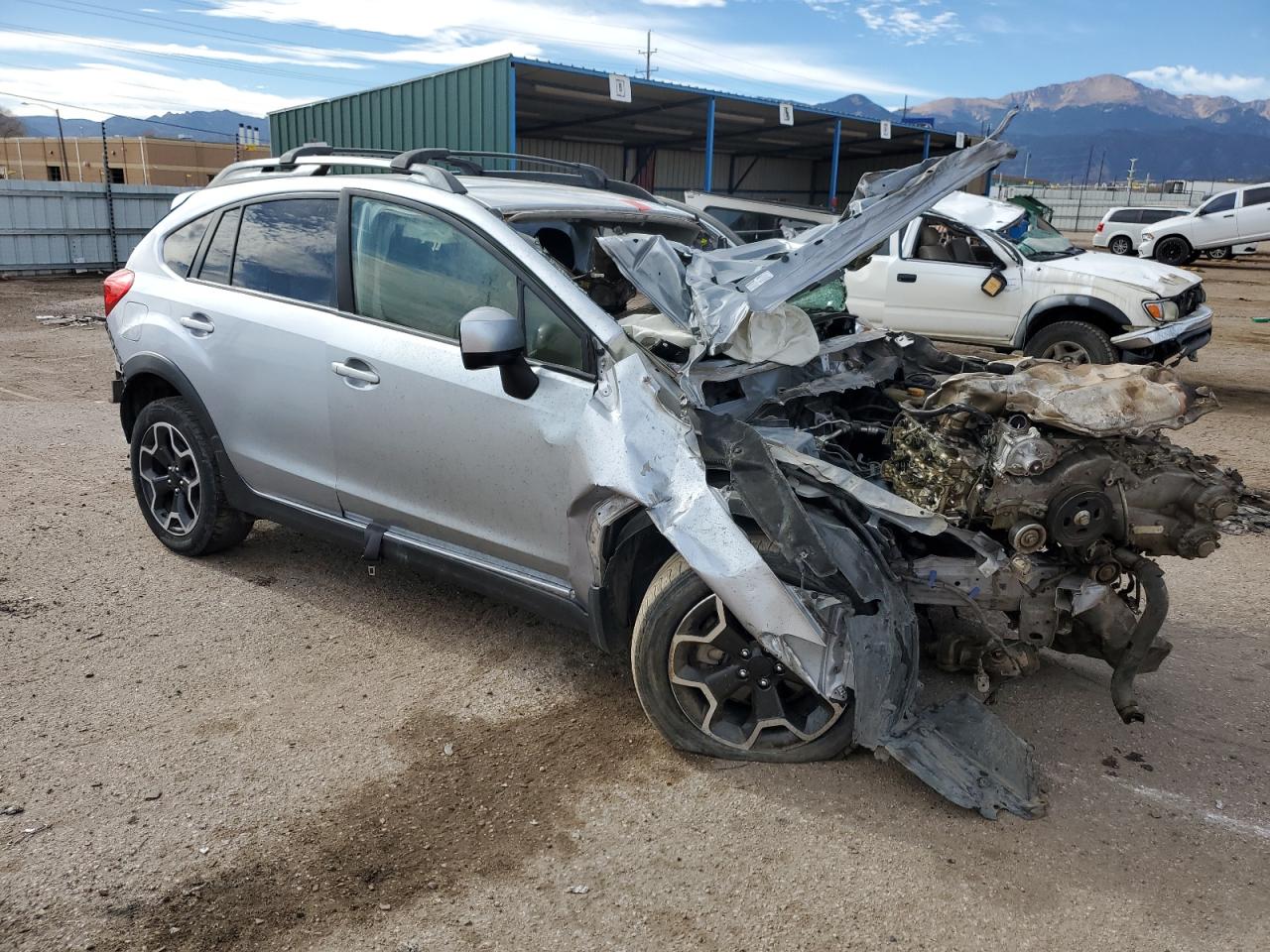 2014 Subaru Xv Crosstrek 2.0 Premium Silver vin: JF2GPACC0E9293571