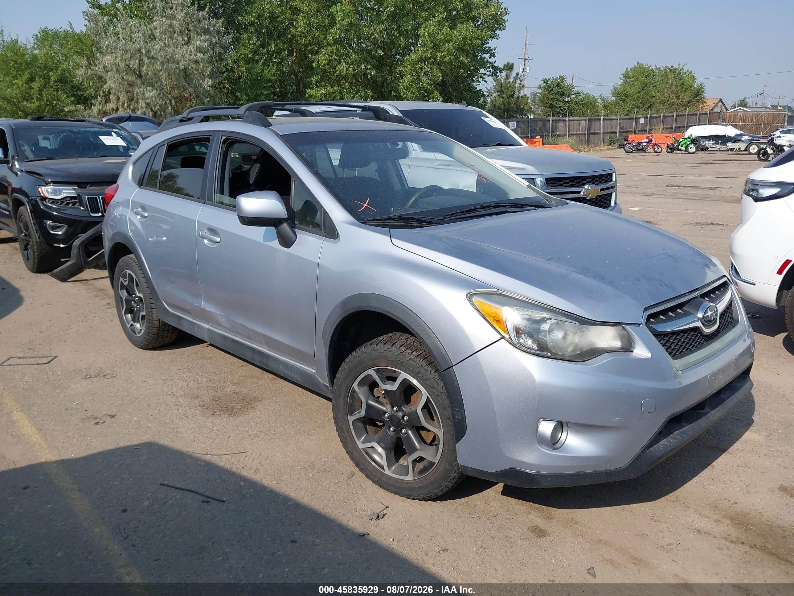 2014 Subaru Xv Crosstrek 2.0i Premium Silver vin: JF2GPACC0E9330344