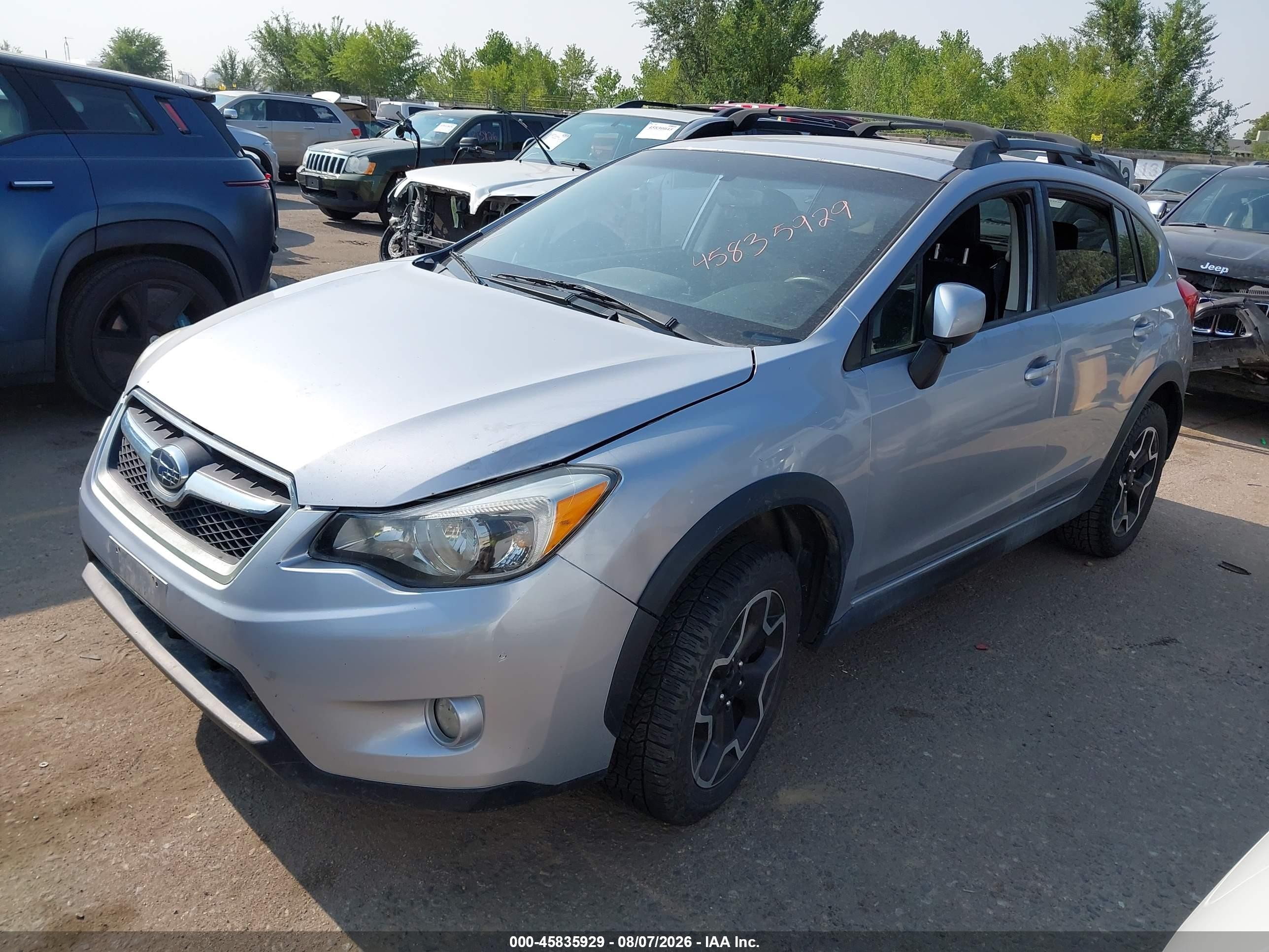 2014 Subaru Xv Crosstrek 2.0i Premium Silver vin: JF2GPACC0E9330344