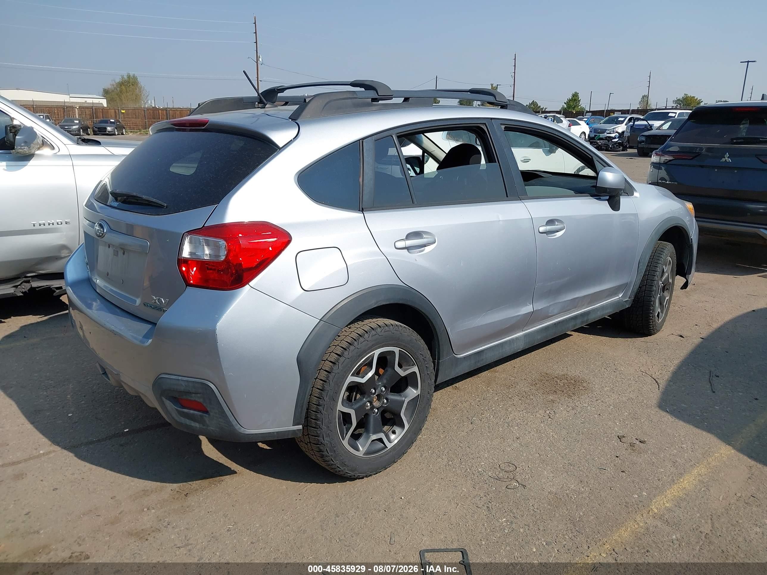 2014 Subaru Xv Crosstrek 2.0i Premium Silver vin: JF2GPACC0E9330344