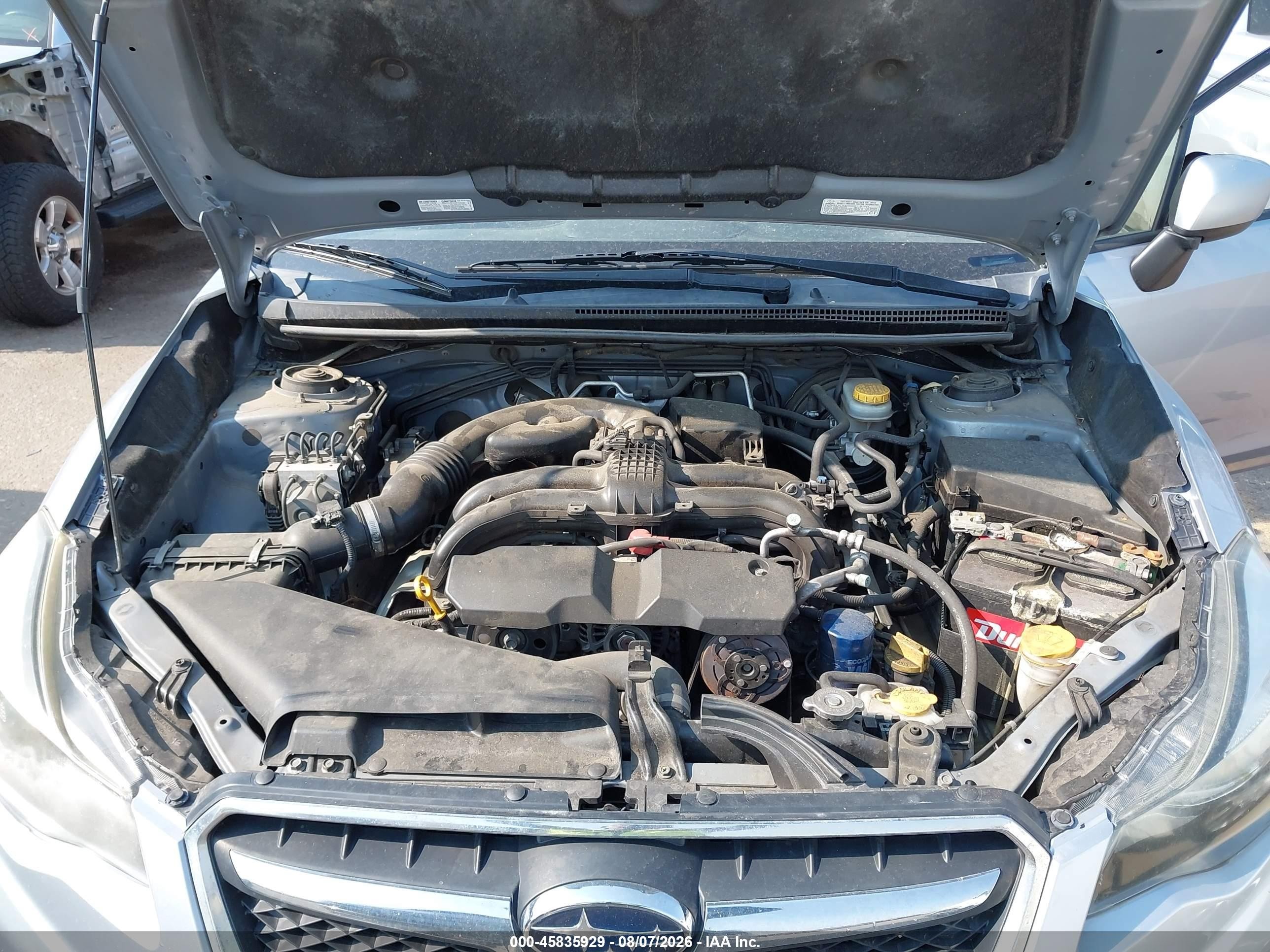 2014 Subaru Xv Crosstrek 2.0i Premium Silver vin: JF2GPACC0E9330344