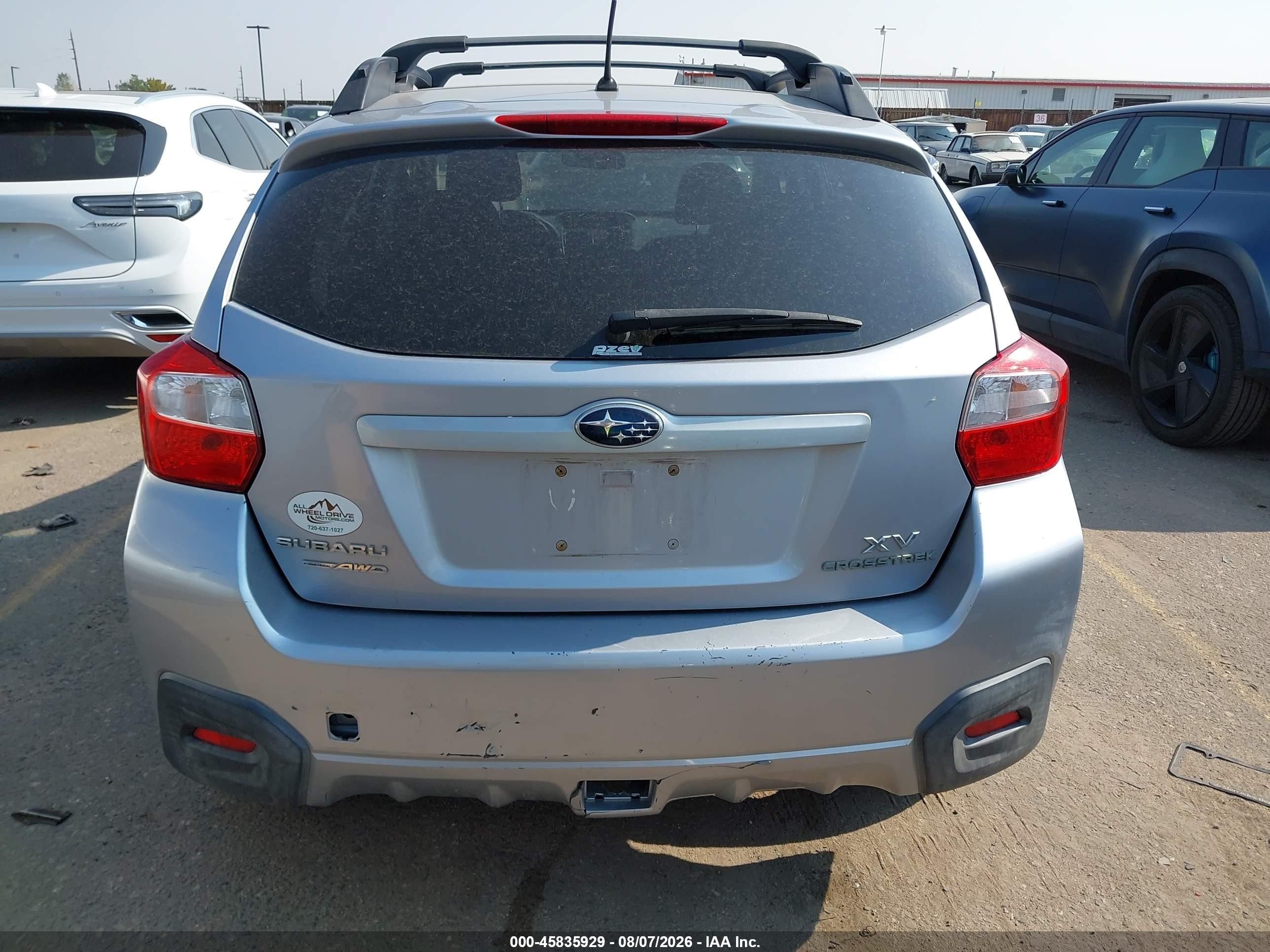 2014 Subaru Xv Crosstrek 2.0i Premium Silver vin: JF2GPACC0E9330344