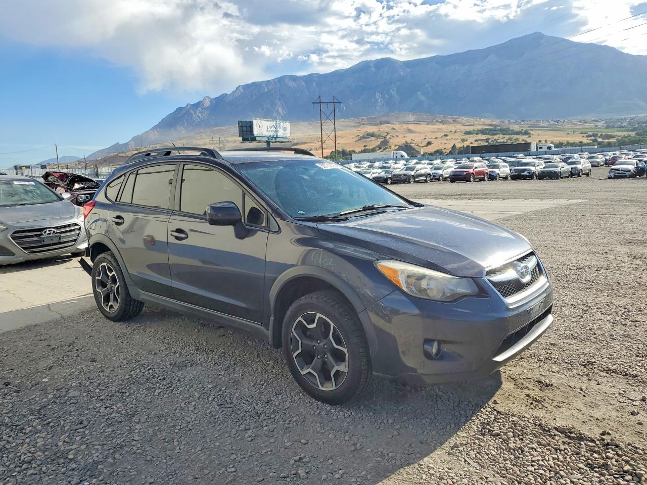 2014 Subaru Xv Crosstrek 2.0 Premium Black vin: JF2GPACC0EH341141