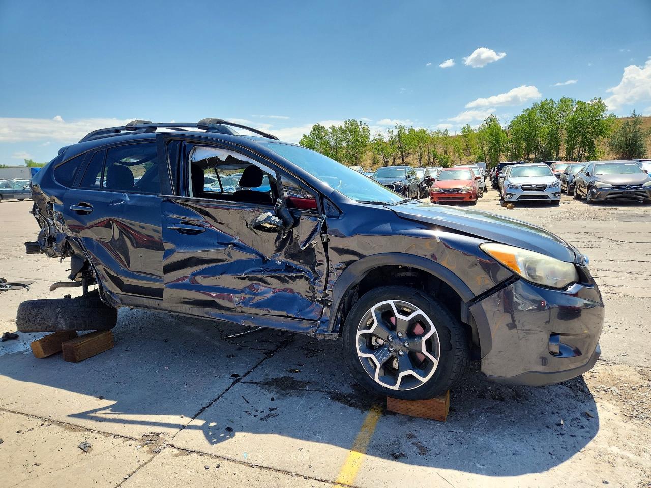 2015 Subaru Xv Crosstrek 2.0 Premium Gray vin: JF2GPACC0F8237136