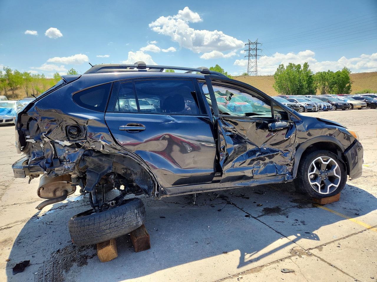 2015 Subaru Xv Crosstrek 2.0 Premium Gray vin: JF2GPACC0F8237136