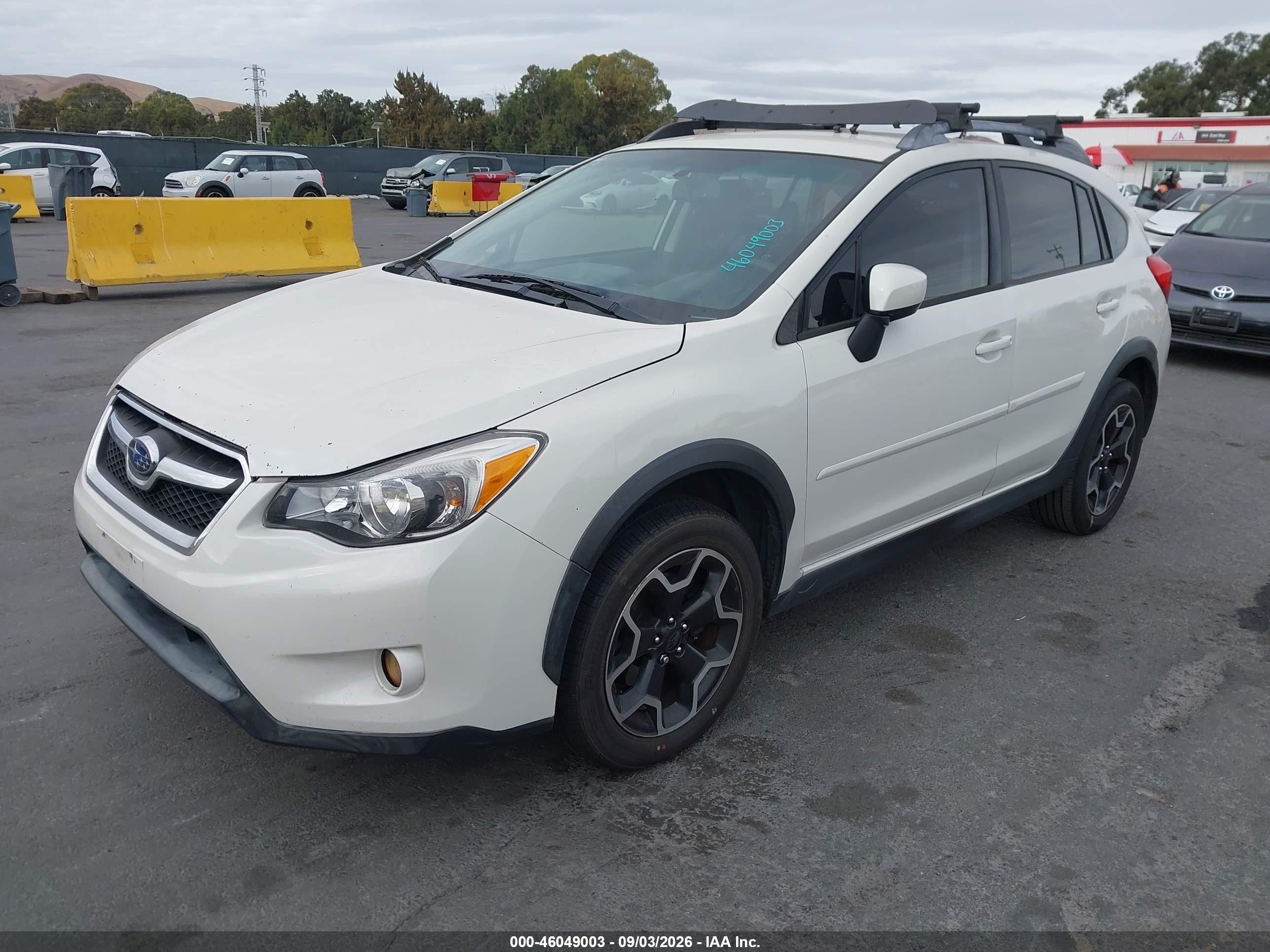 2015 Subaru Xv Crosstrek 2.0i Premium White vin: JF2GPACC0F8257824