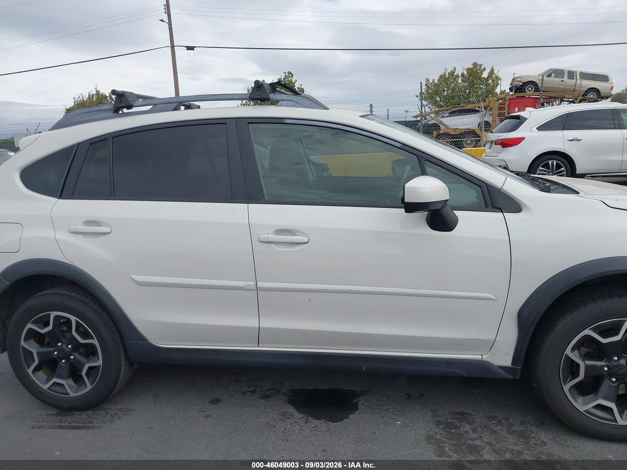2015 Subaru Xv Crosstrek 2.0i Premium White vin: JF2GPACC0F8257824
