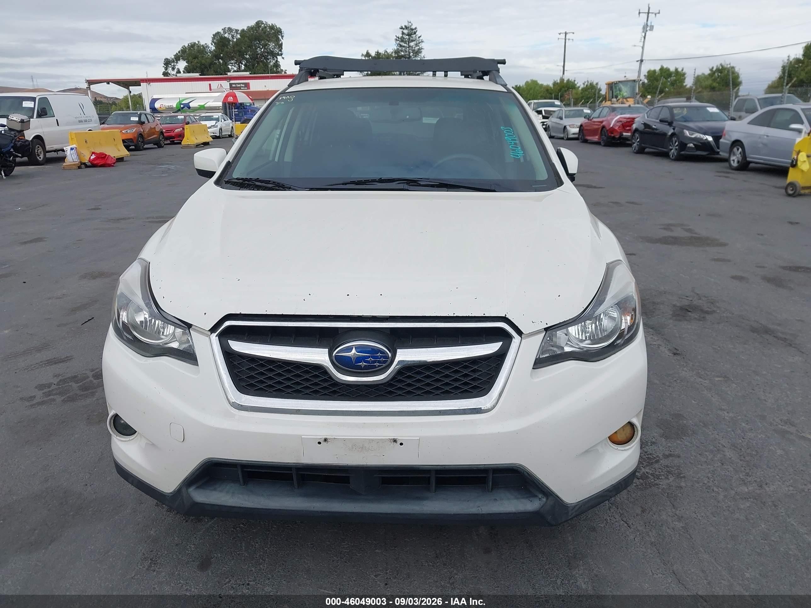 2015 Subaru Xv Crosstrek 2.0i Premium White vin: JF2GPACC0F8257824