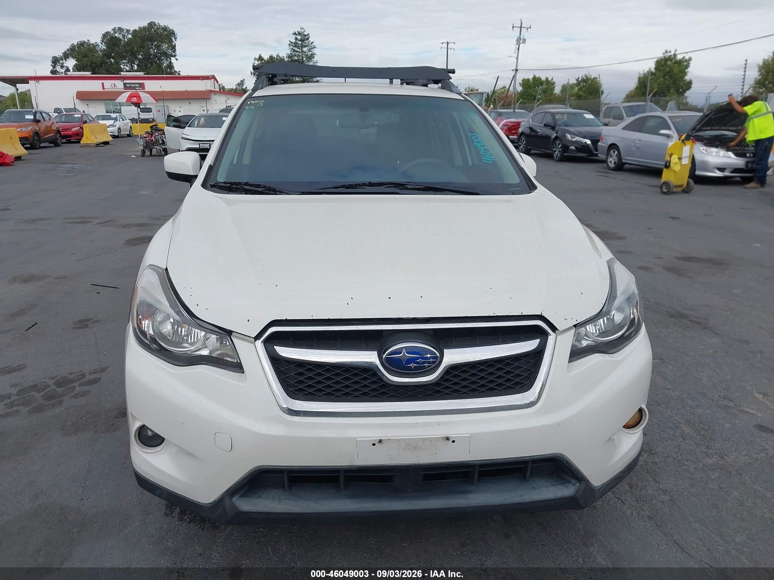 2015 Subaru Xv Crosstrek 2.0i Premium White vin: JF2GPACC0F8257824