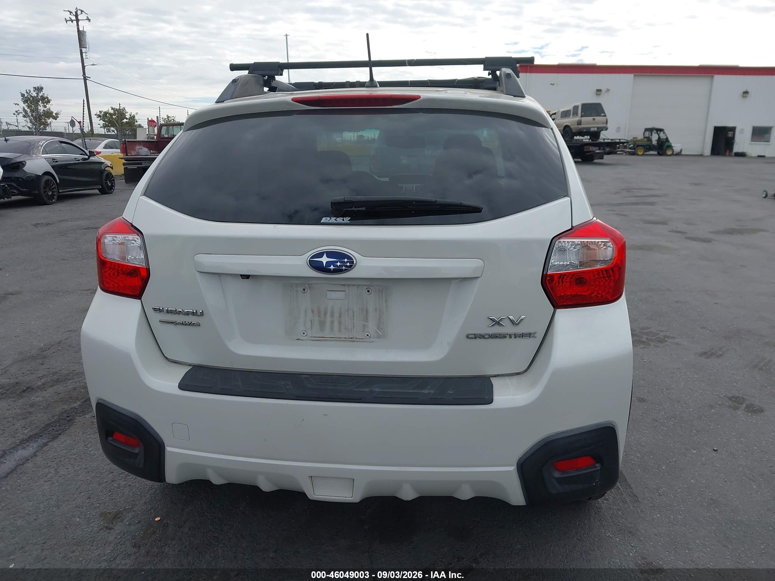 2015 Subaru Xv Crosstrek 2.0i Premium White vin: JF2GPACC0F8257824