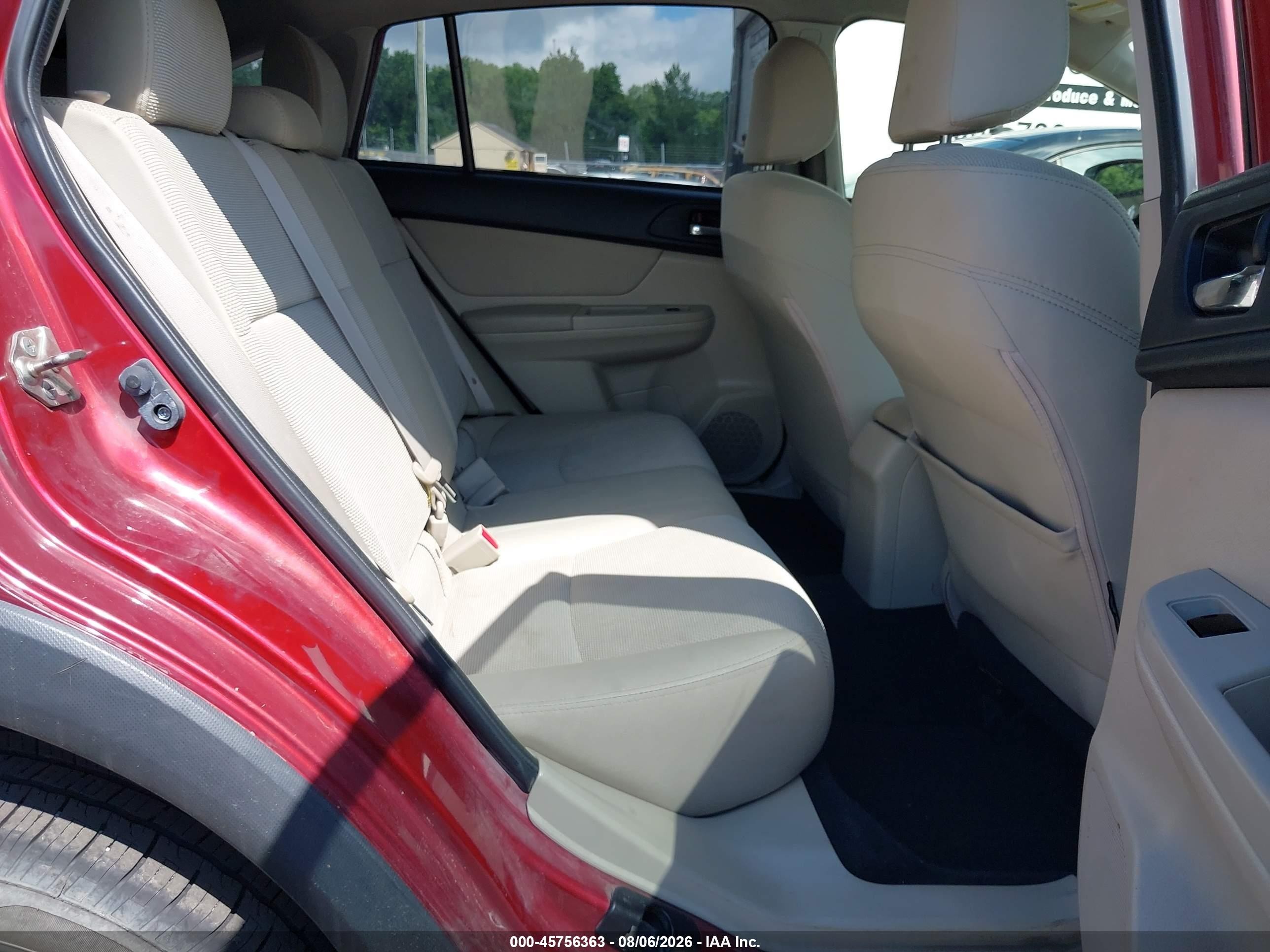 2013 Subaru Xv Crosstrek 2.0i Premium Red vin: JF2GPACC1D2214223