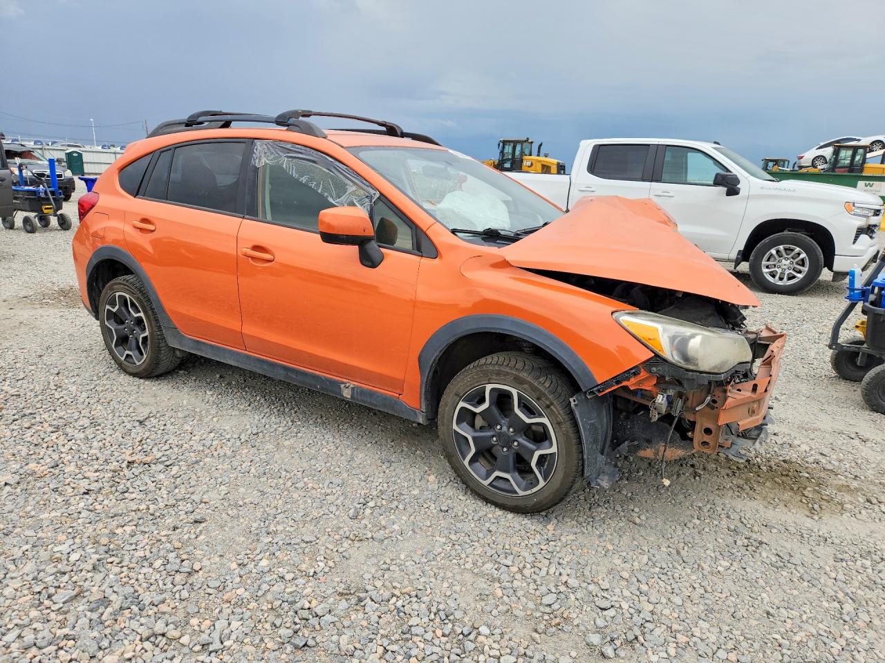 2013 Subaru Xv Crosstrek 2.0 Premium Orange vin: JF2GPACC1DH867048