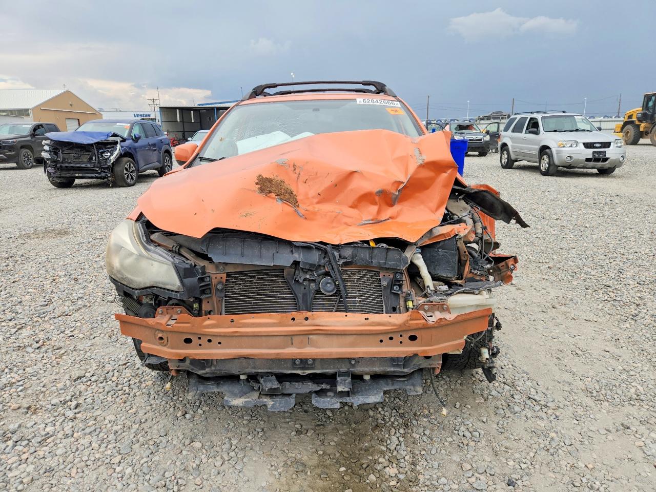 2013 Subaru Xv Crosstrek 2.0 Premium Orange vin: JF2GPACC1DH867048
