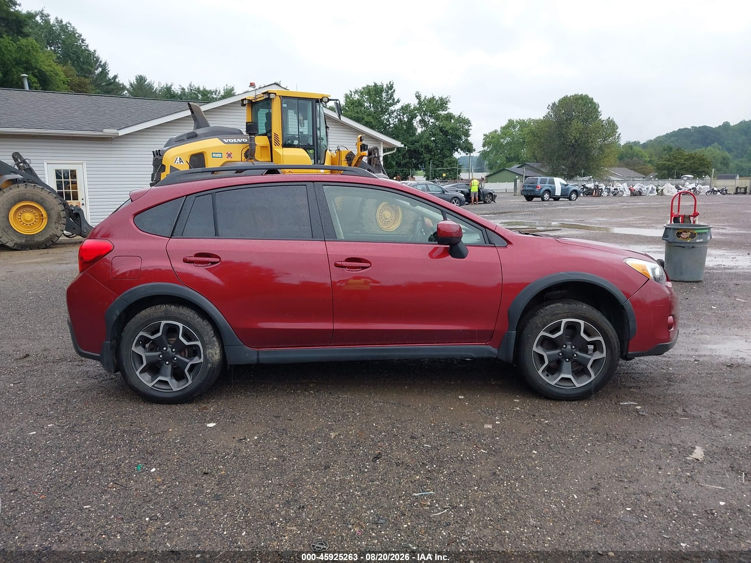 2014 Subaru Xv Crosstrek 2.0i Premium Red vin: JF2GPACC1E8238763