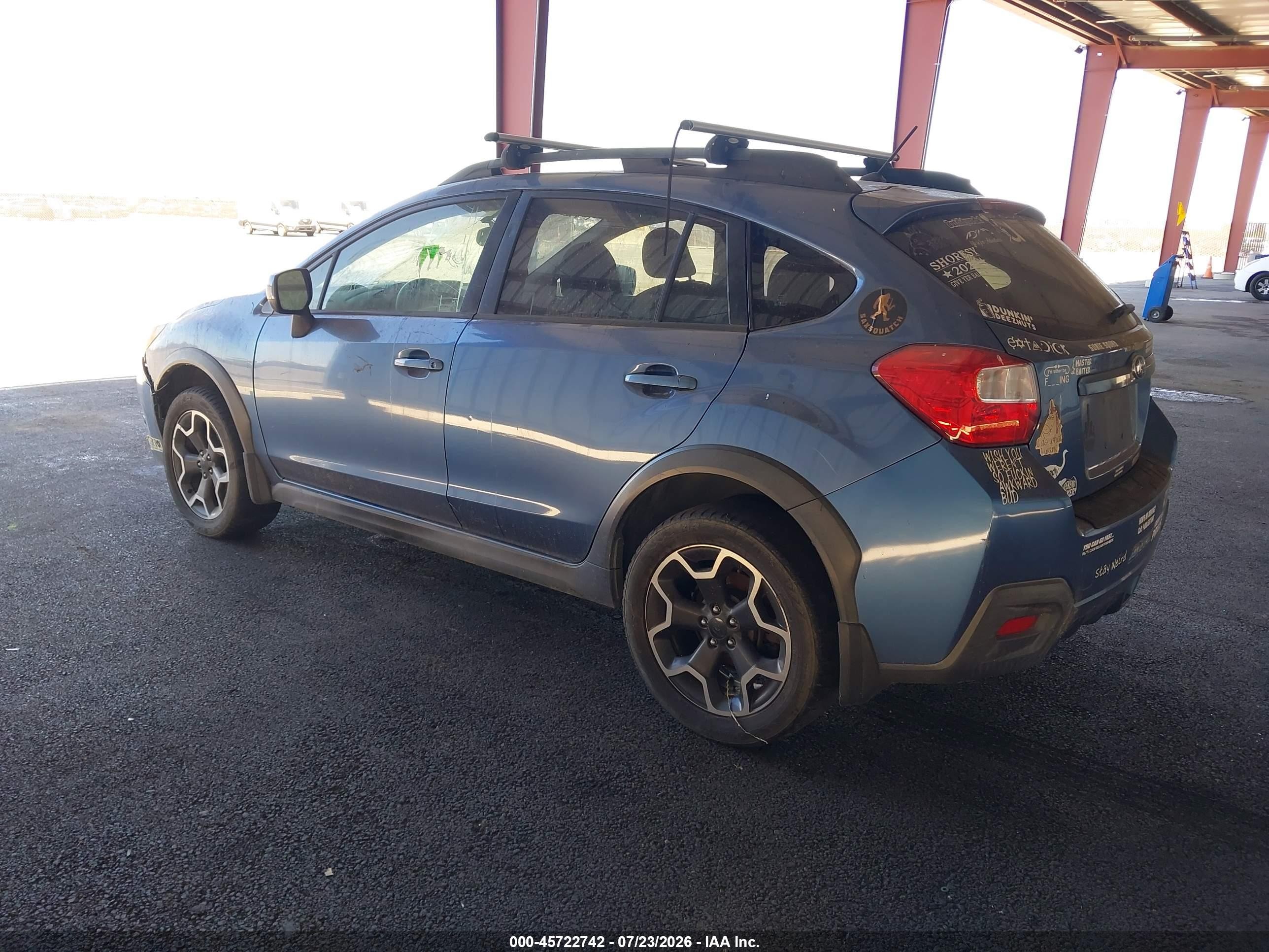 2014 Subaru Xv Crosstrek 2.0i Premium Light Blue vin: JF2GPACC1E8292841