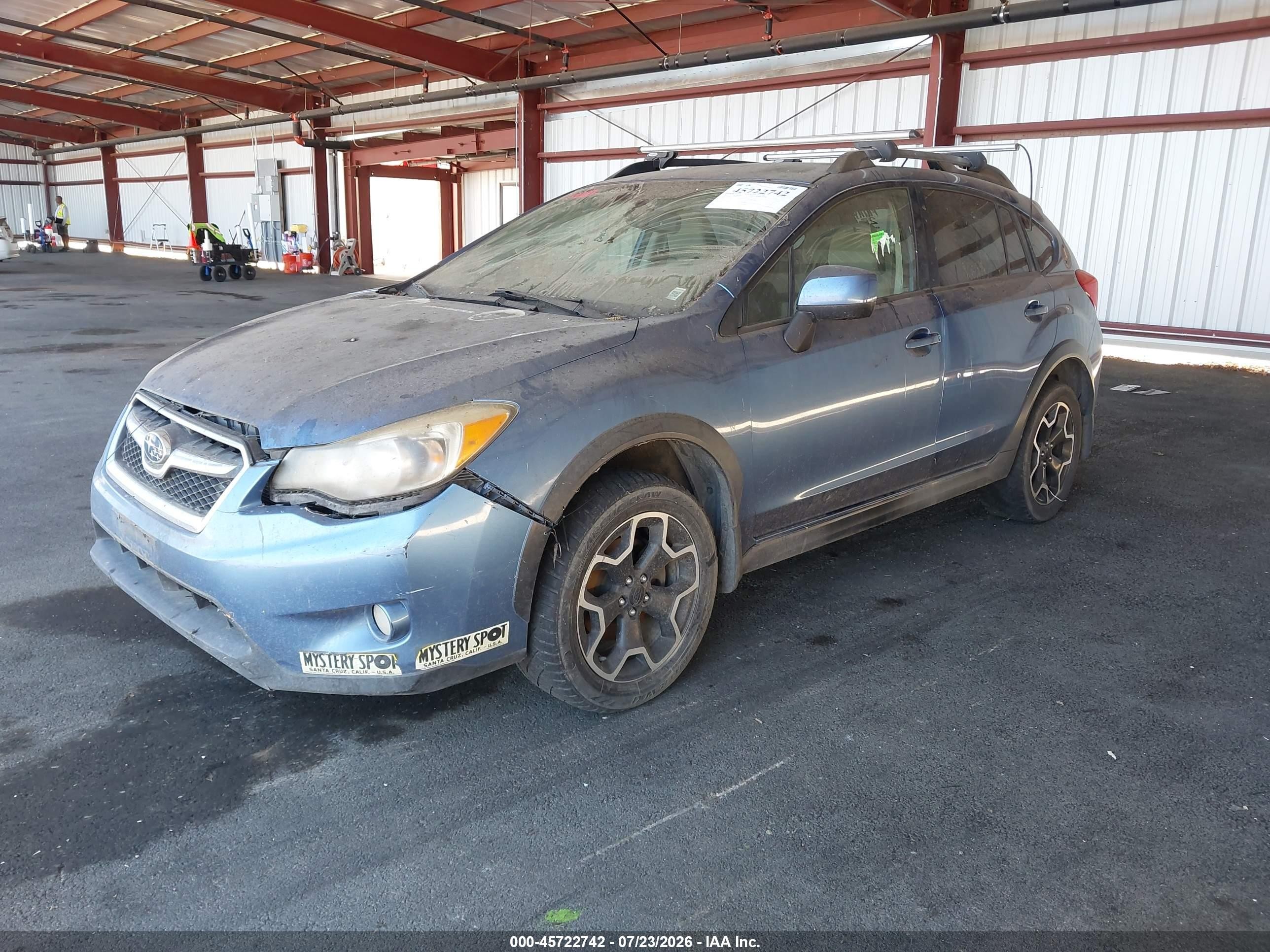 2014 Subaru Xv Crosstrek 2.0i Premium Light Blue vin: JF2GPACC1E8292841