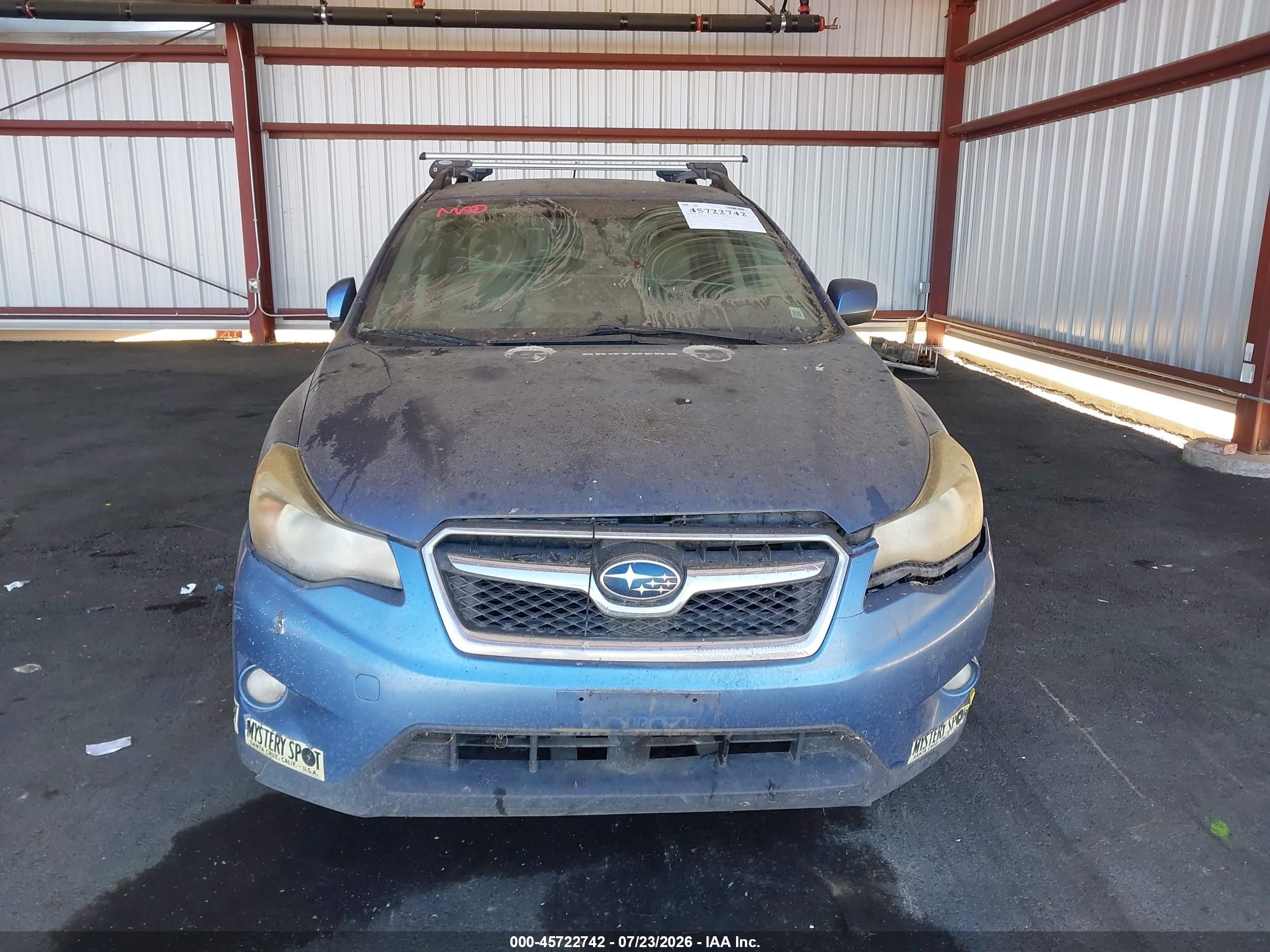 2014 Subaru Xv Crosstrek 2.0i Premium Light Blue vin: JF2GPACC1E8292841