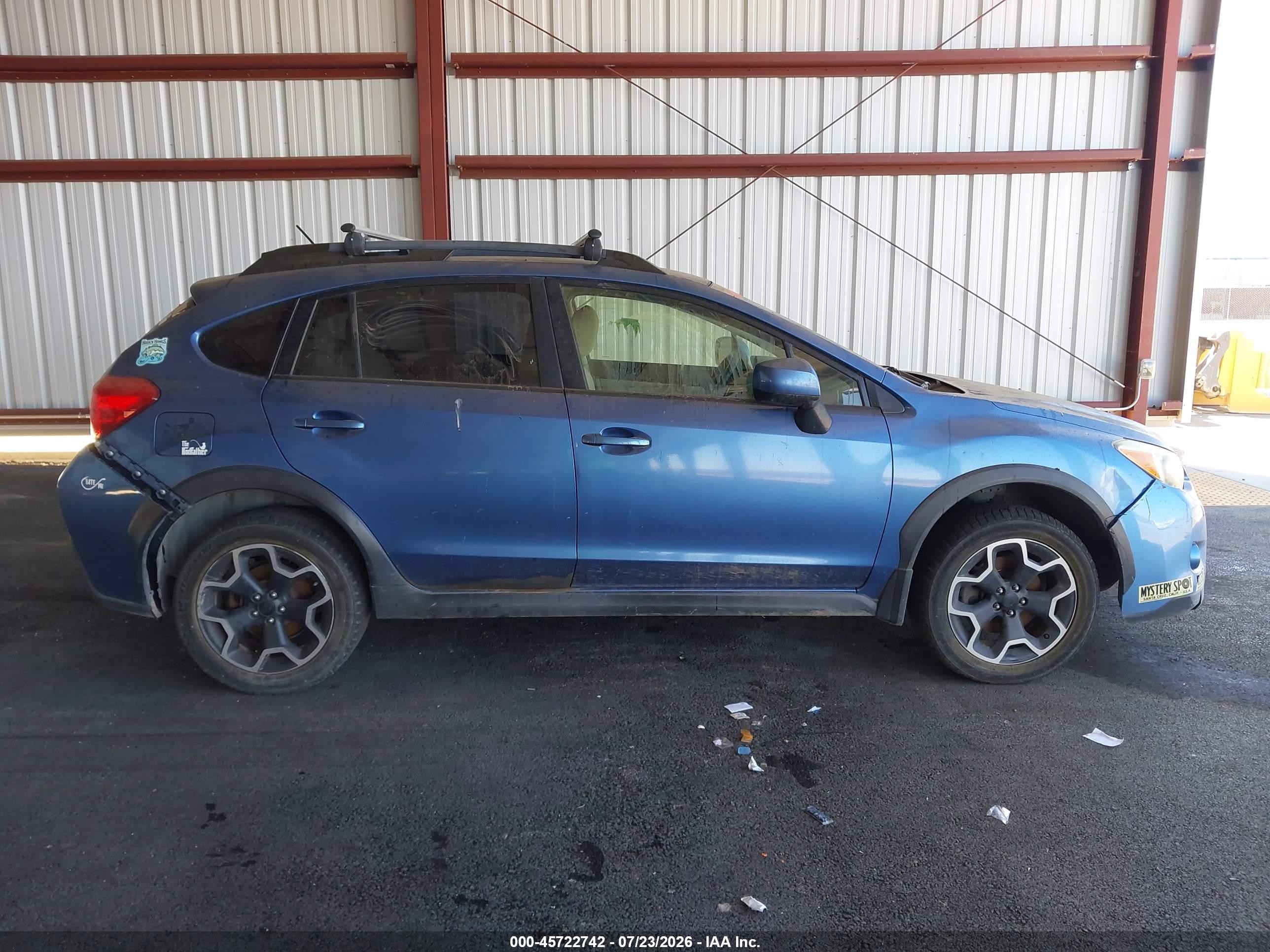 2014 Subaru Xv Crosstrek 2.0i Premium Light Blue vin: JF2GPACC1E8292841