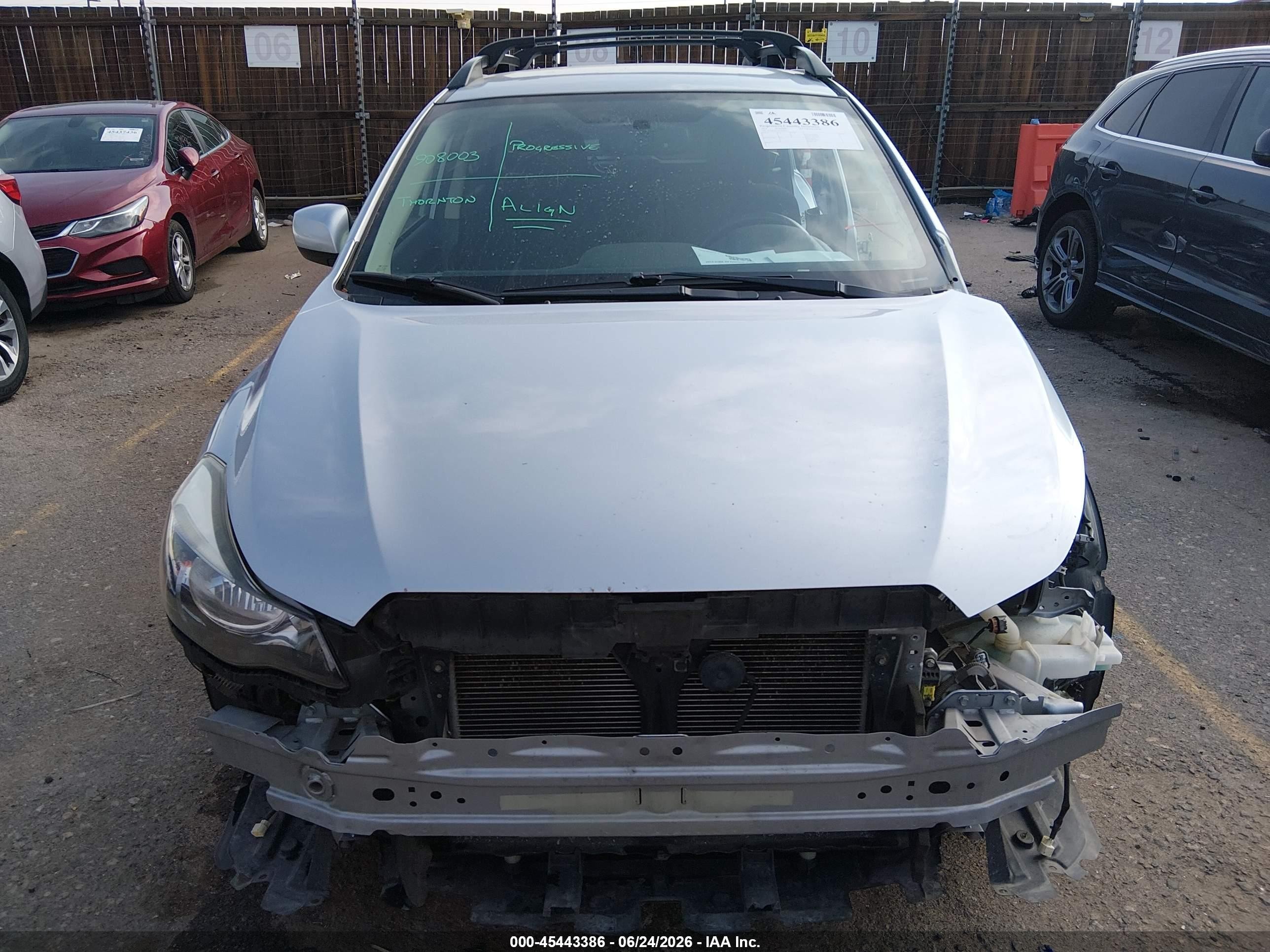 2014 Subaru Xv Crosstrek 2.0i Premium Серый vin: JF2GPACC1E8293021