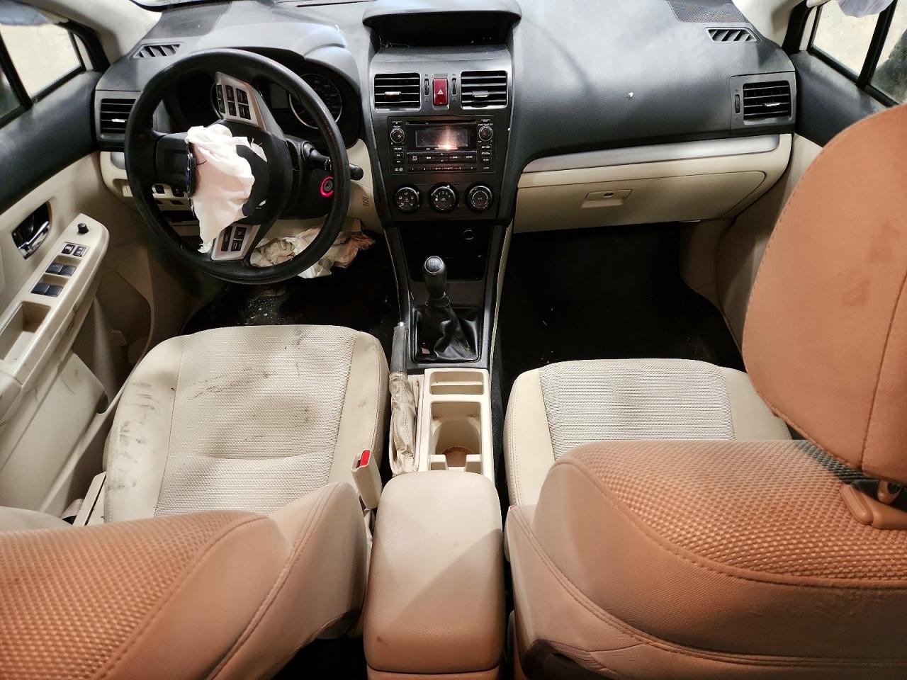 2014 Subaru Xv Crosstrek 2.0 Premium White vin: JF2GPACC1E9342244